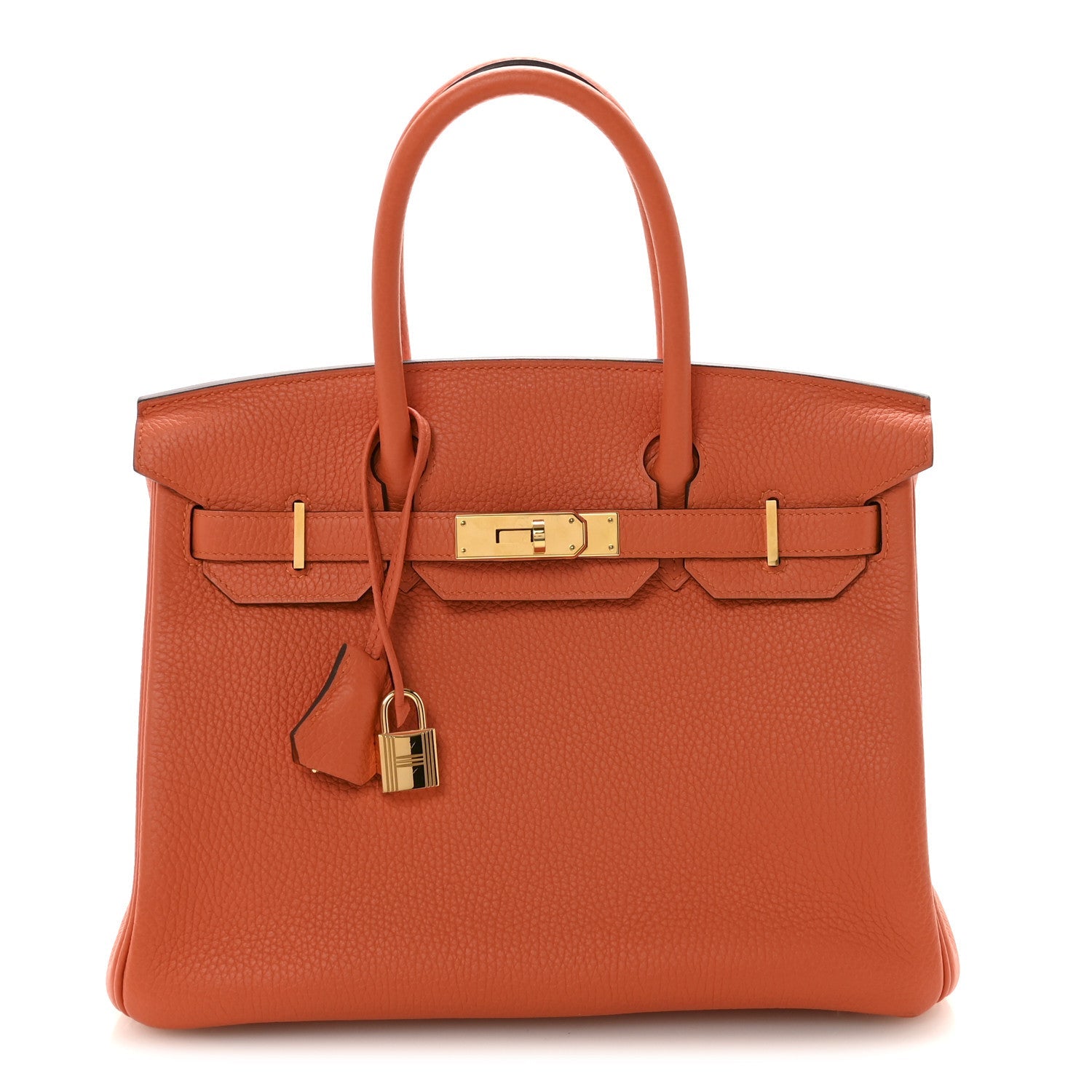 エルメス バーキン 30 Feu トリヨンクレマンス ゴールド金具 HERMES BIRKIN 30 FEU TAURILLON CLEMENCE GOLD HARDWARE
