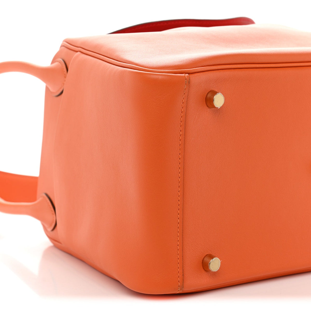 Hermes Lindy 30 Verso Orange Vermillion Swift Gold Hardware