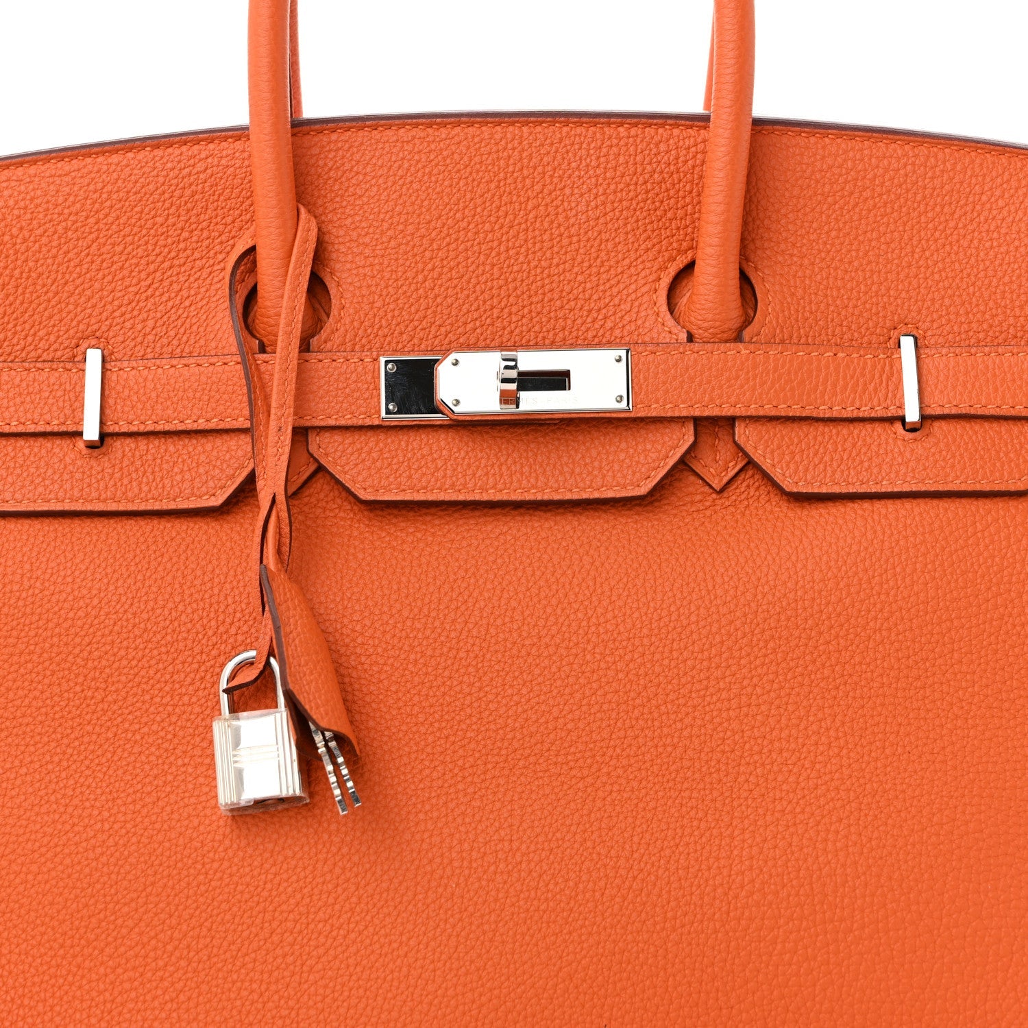 エルメス バーキン 35 Orange トゴ シルバー金具 HERMES BIRKIN 35 ORANGE TOGO SILVER HARDWARE
