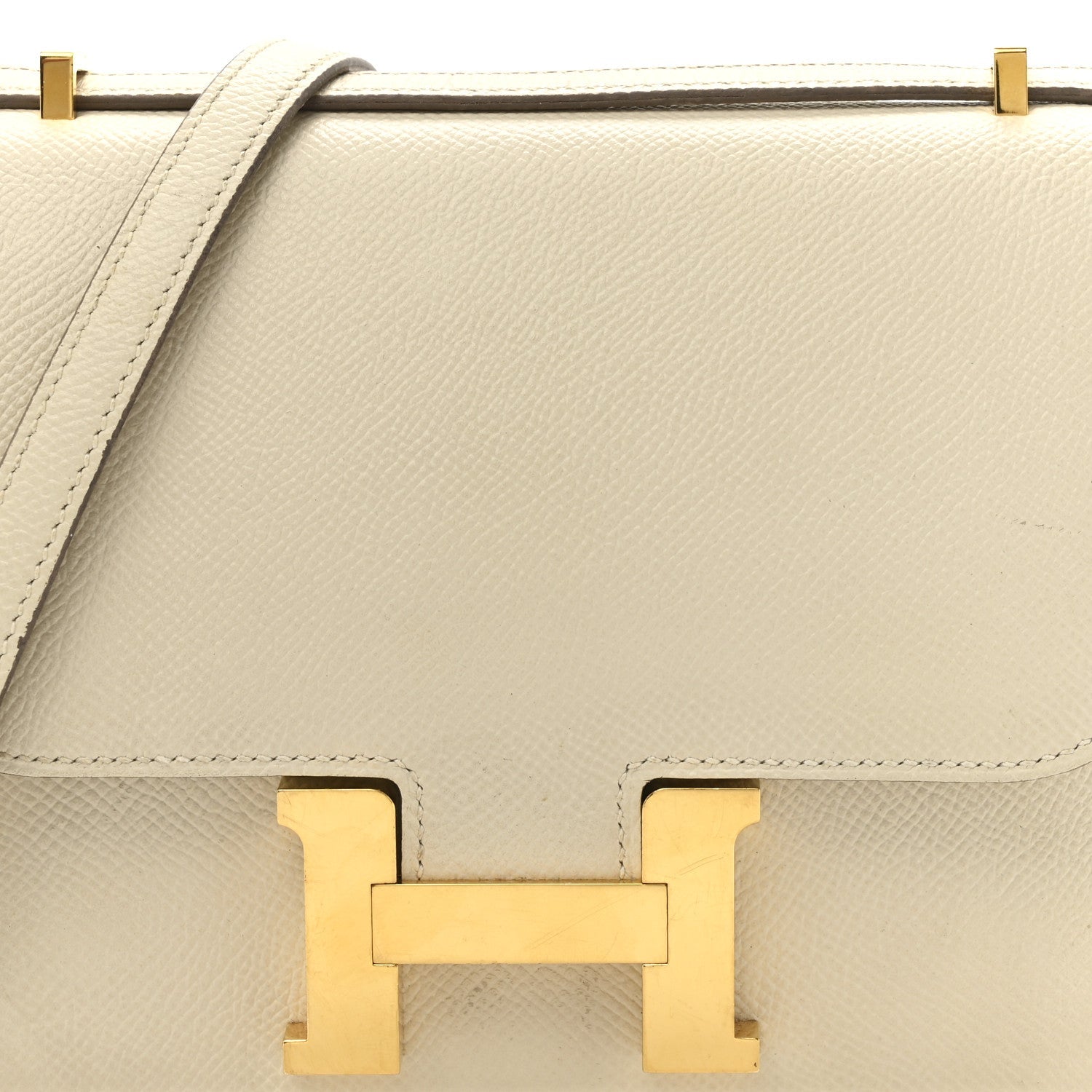 エルメス ミニコンスタンス 18 Craie エプソン ゴールド金具 HERMES MINI CONSTANCE 18 CRAIE EPSOM GOLD HARDWARE