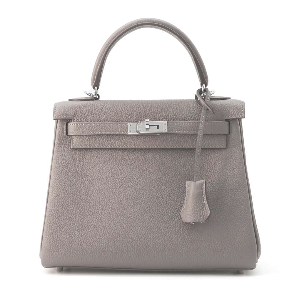 エルメス ケリー 25 Gris Meyer トゴ シルバー金具 HERMES KELLY 25 GRIS MEYER TOGO SILVER HARDWARE