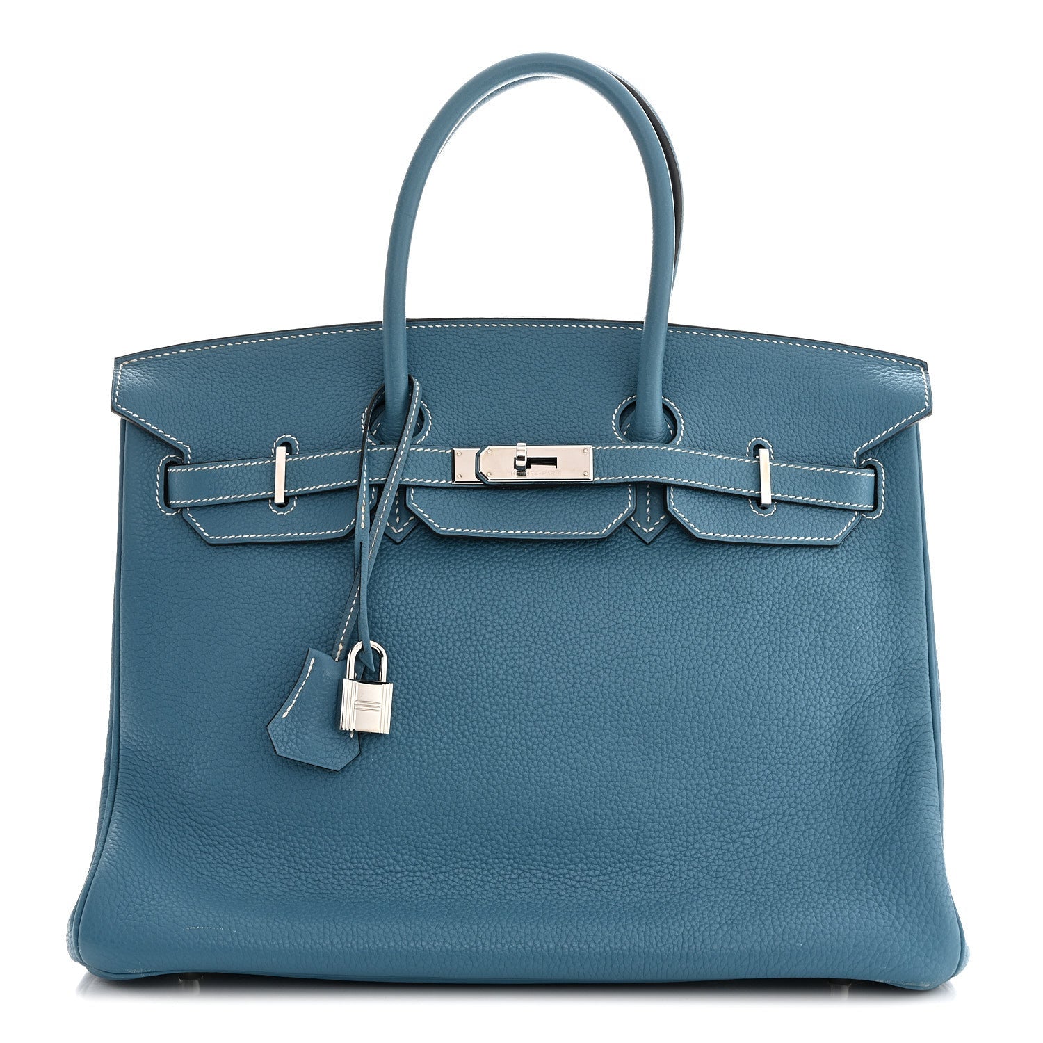エルメス バーキン 35 Blue Jean トゴ シルバー金具 HERMES BIRKIN 35 BLUE JEAN TOGO SILVER HARDWARE