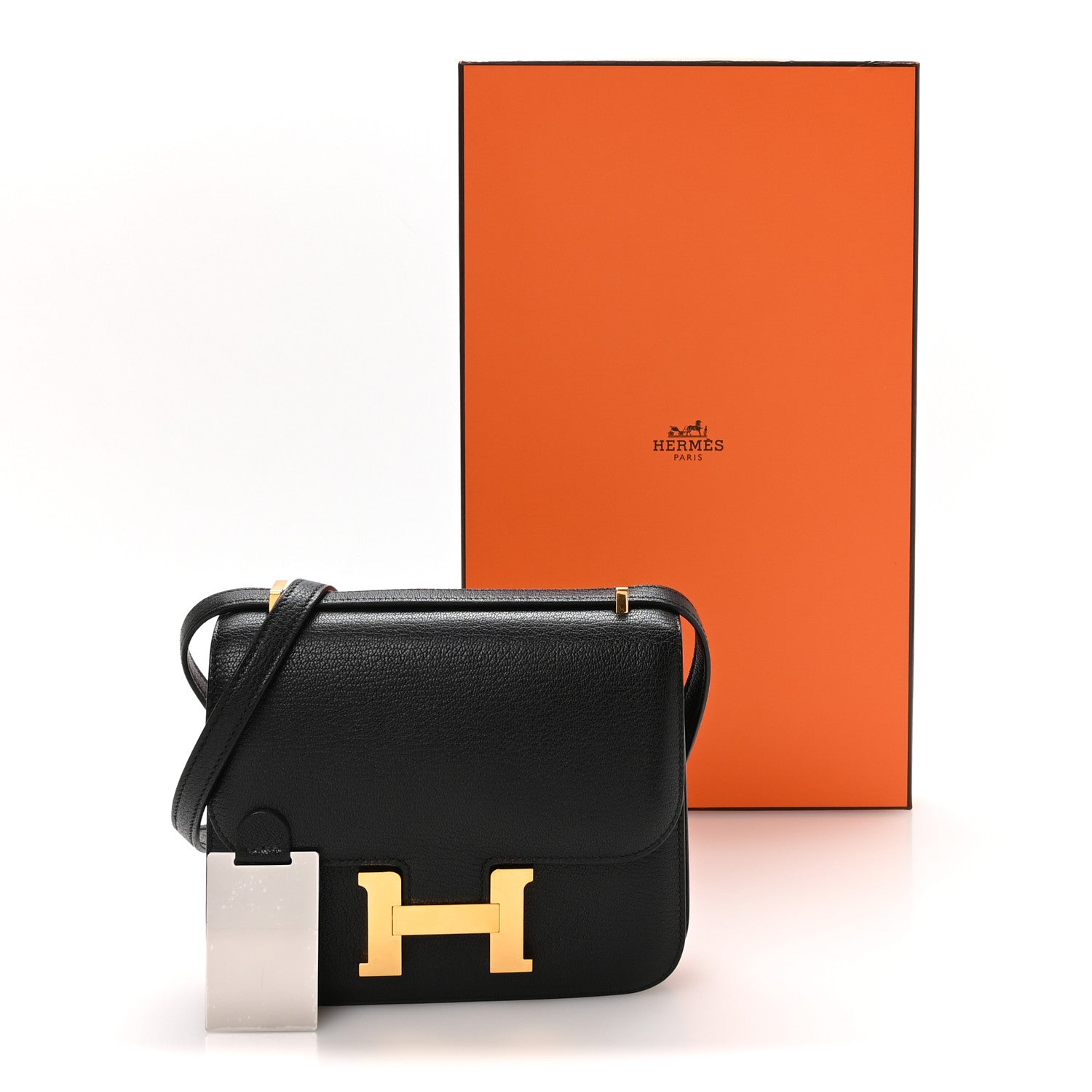 エルメス ミニコンスタンス 18 Black シェーブルミゾール ゴールド金具 HERMES MINI CONSTANCE 18 BLACK CHEVRE MYSORE GOLD HARDWARE