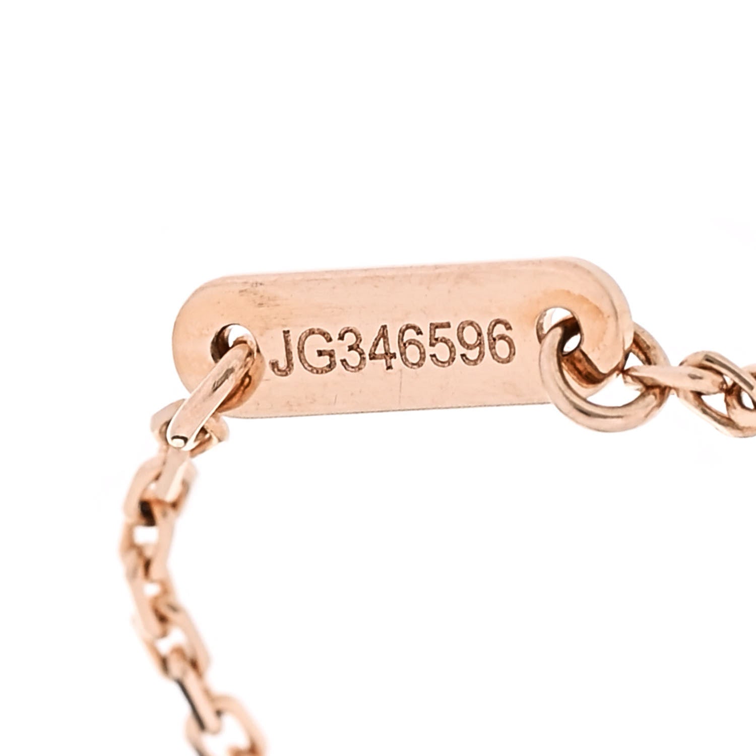Van Cleef & Arpels 18K Rose Gold Carnelian Sweet Alhambra Bracelet