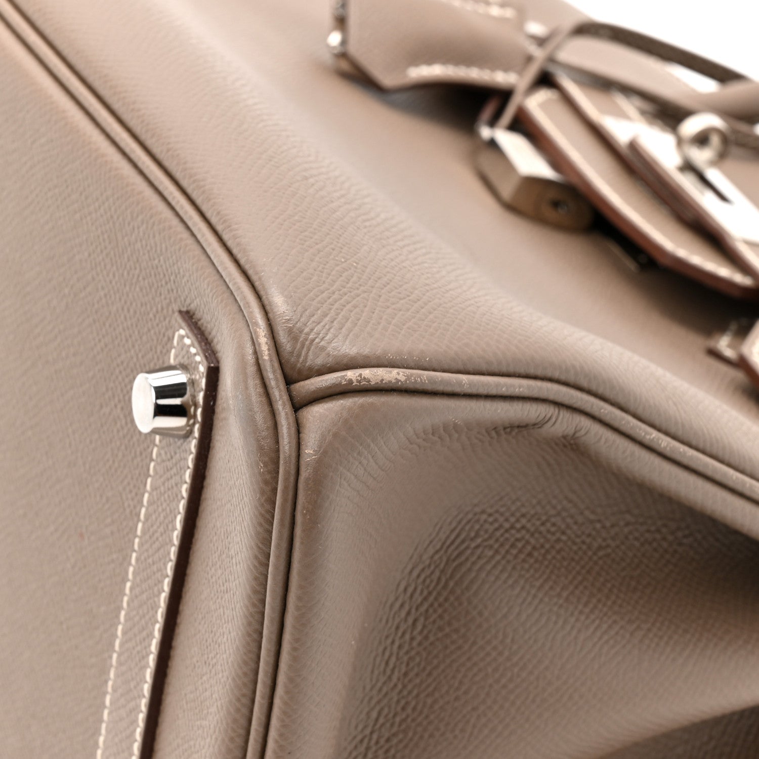 エルメス バーキン 30 Etoupe エプソン シルバー金具 HERMES BIRKIN 30 ETOUPE EPSOM SILVER HARDWARE