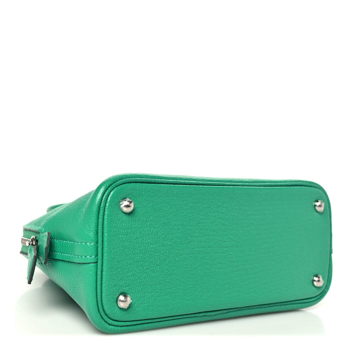 エルメス ミニボリード 1923 Menthe シェーブルミゾール シルバー金具 HERMES MINI BOLIDE 1923 MENTHE CHEVRE MYSORE SILVER HARDWARE
