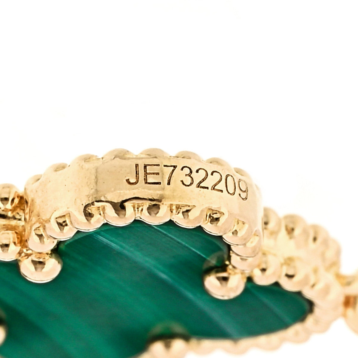 Van Cleef & Arpels Vintage Alhambra 5 Motifs Bracelet Malachite 18K Yellow Gold