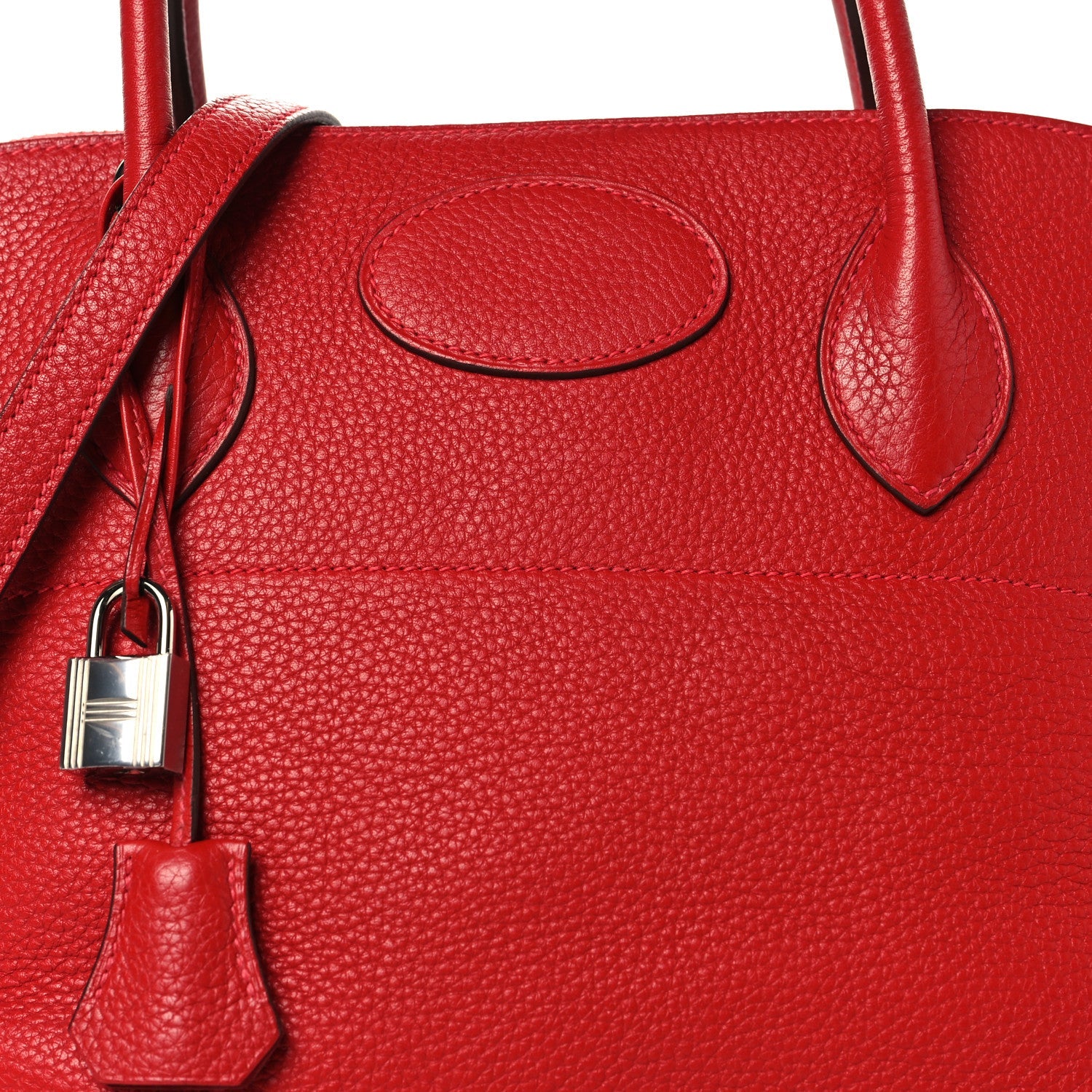 エルメス ボリード 35 Rouge Casaque トリヨンクレマンス シルバー金具 HERMES BOLIDE 35 ROUGE CASAQUE TAURILLON CLEMENCE SILVER HARDWARE