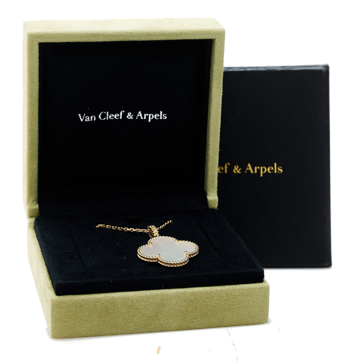 Van Cleef & Arpels Magic Alhambra Long Necklace Mother of Pearl 18K Yellow Gold