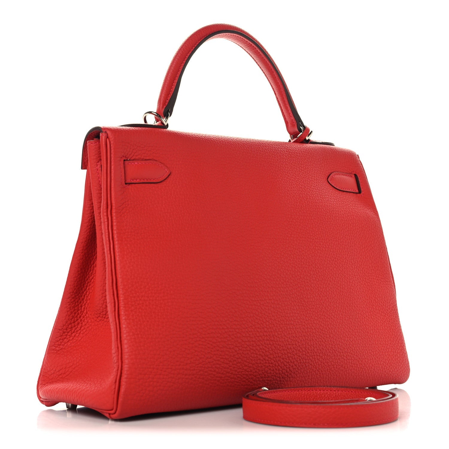 エルメス ケリー32 内縫い Rouge Casaque トゴ シルバー金具 HERMES KELLY32 RETOURNE ROUGE CASAQUE TOGO SILVER HARDWARE