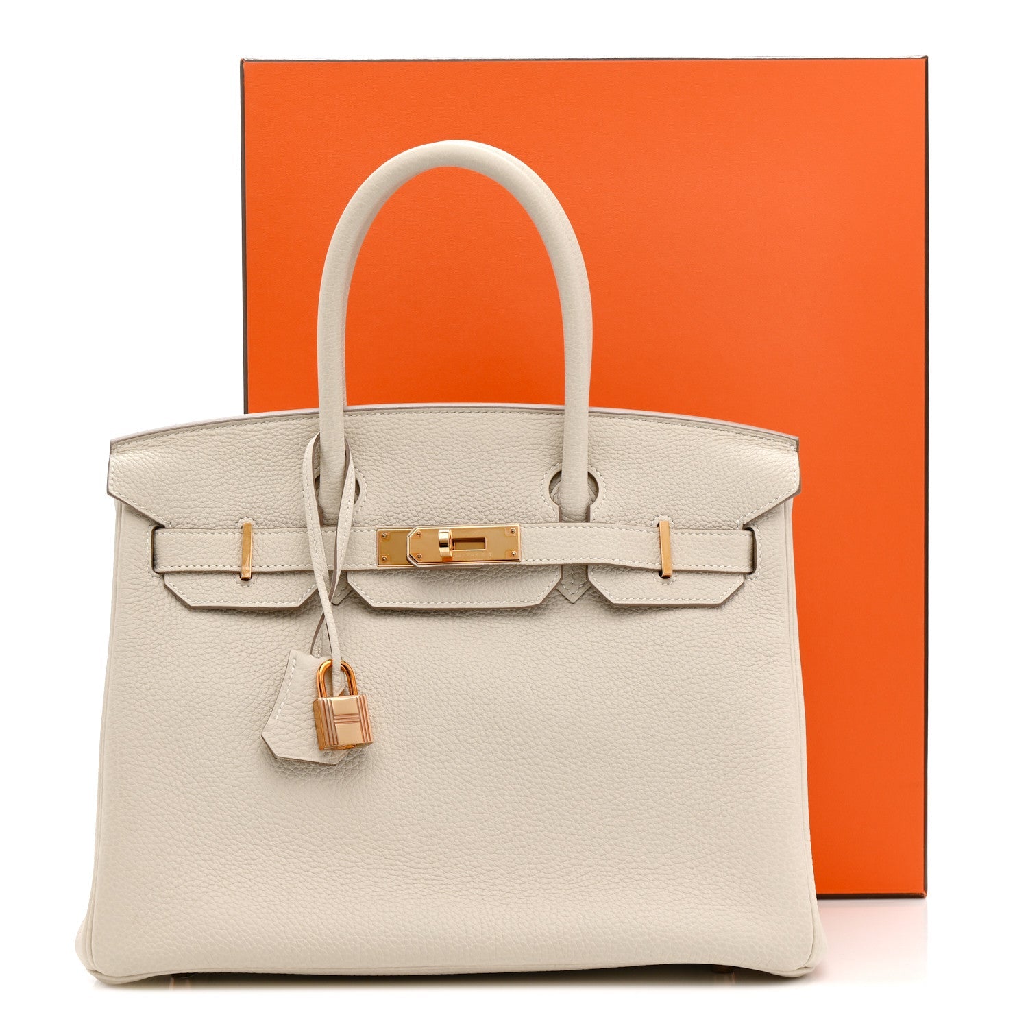 HERMES BIRKIN 30 CRAIE TOGO ROSE GOLD HARDWARE