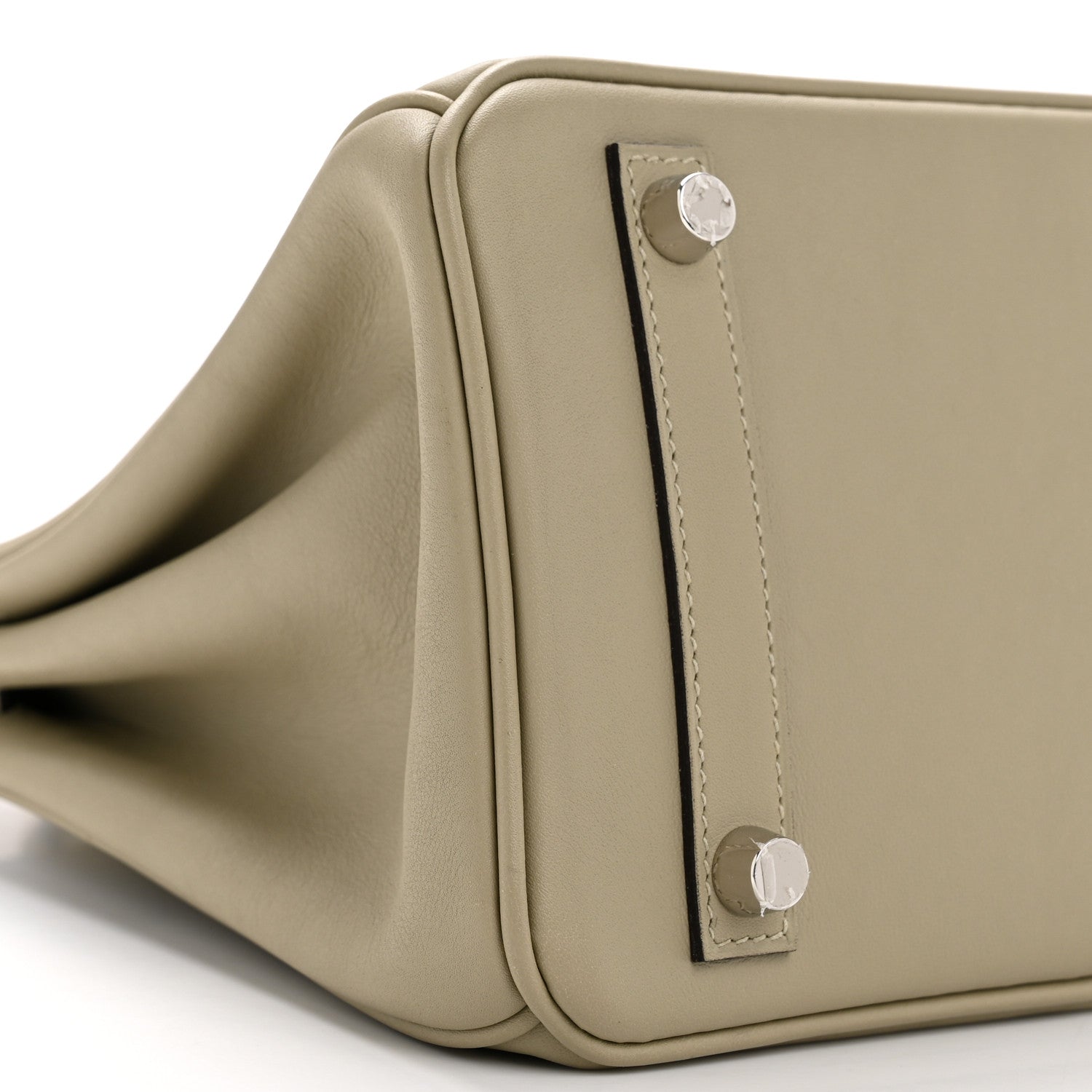 HERMES BIRKIN 25 SAUGE SWIFT SILVER HARDWARE