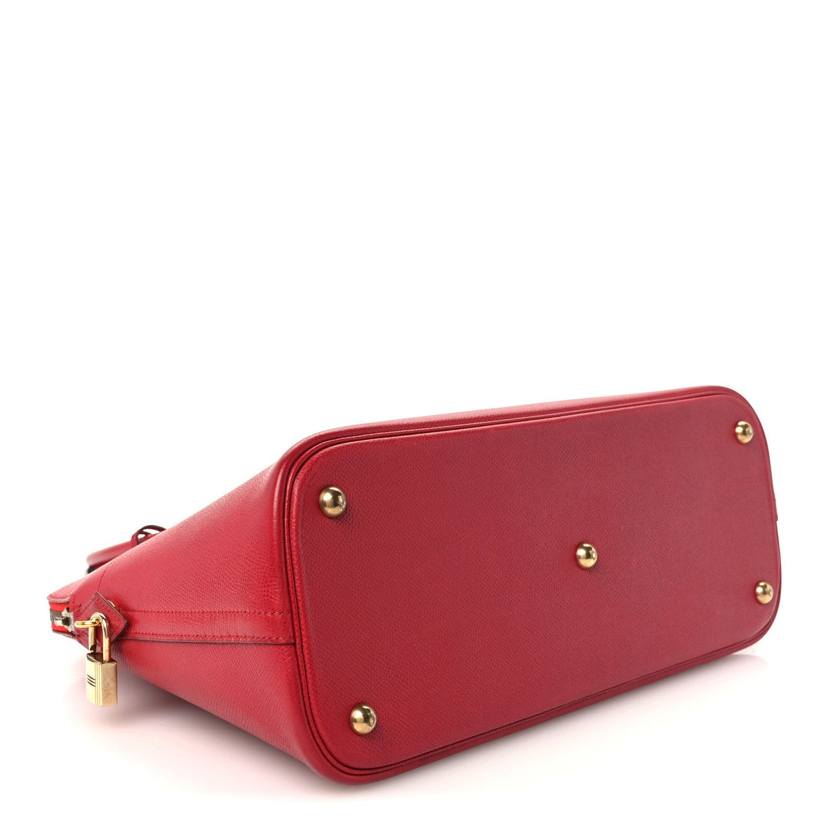 Hermès Bolide 35 Rouge Vif Courchevel Gold Hardware