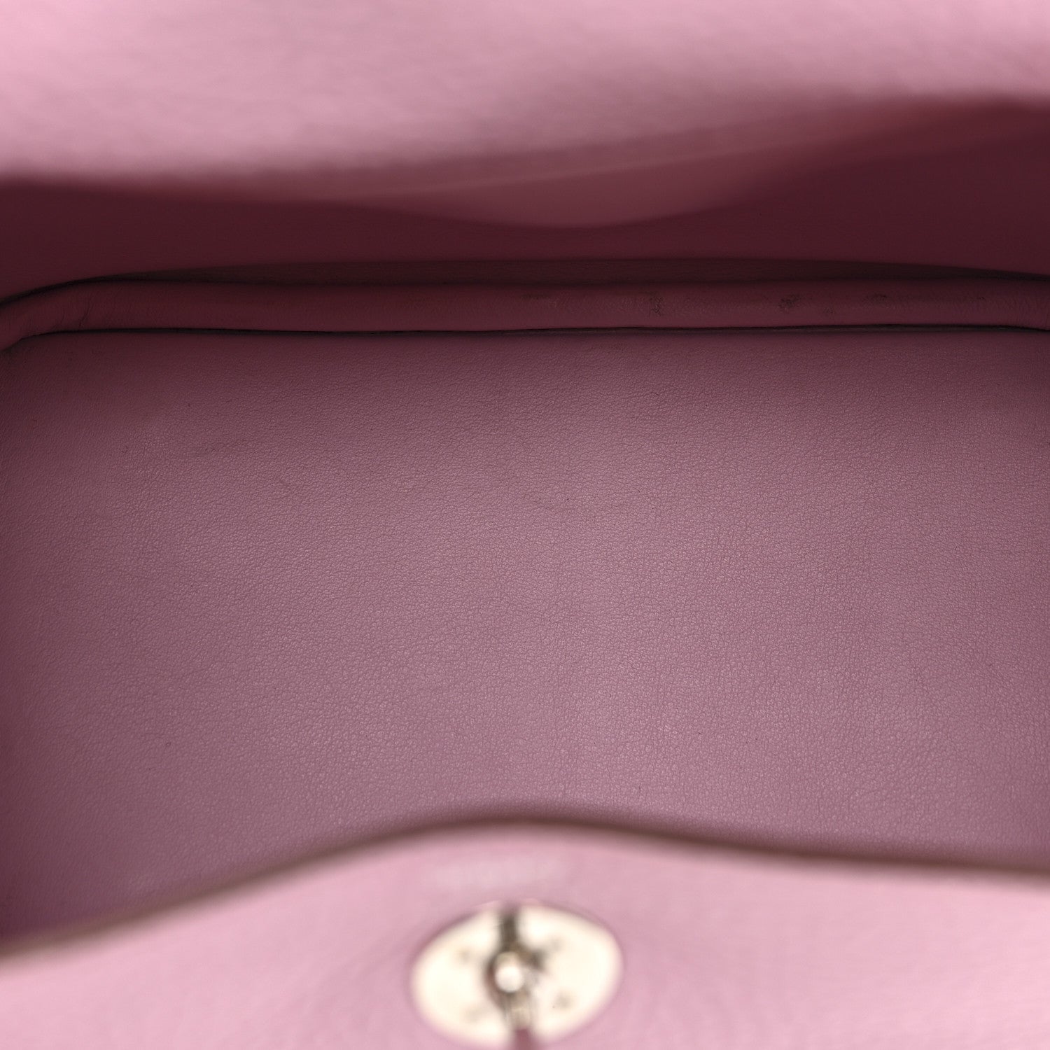 HERMES MINI LINDY 20 MAUVE SYLVESTRE TAURILLON CLEMENCE SILVER HARDWARE