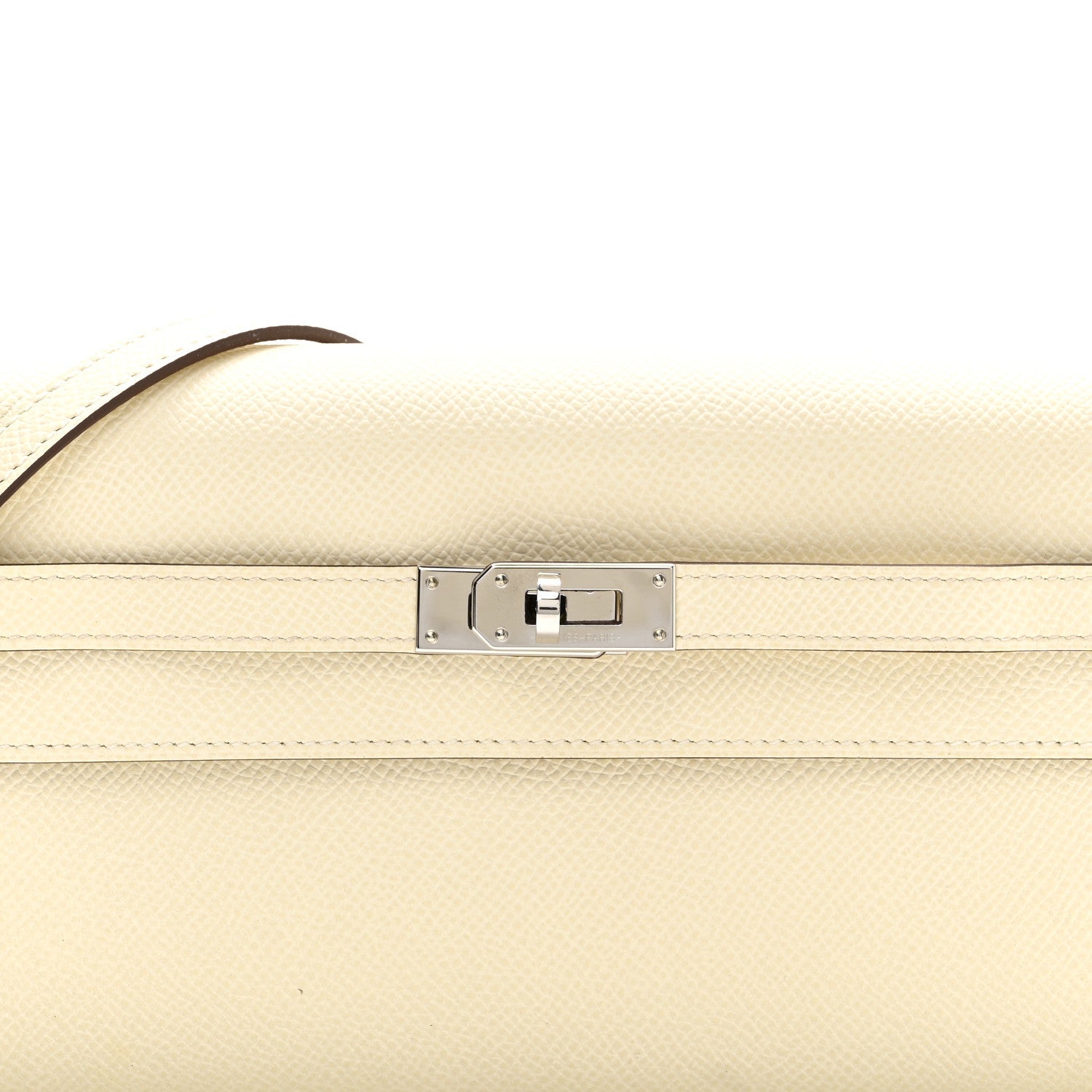 HERMES KELLY TO GO WALLET NATA EPSOM SILVER HARDWARE