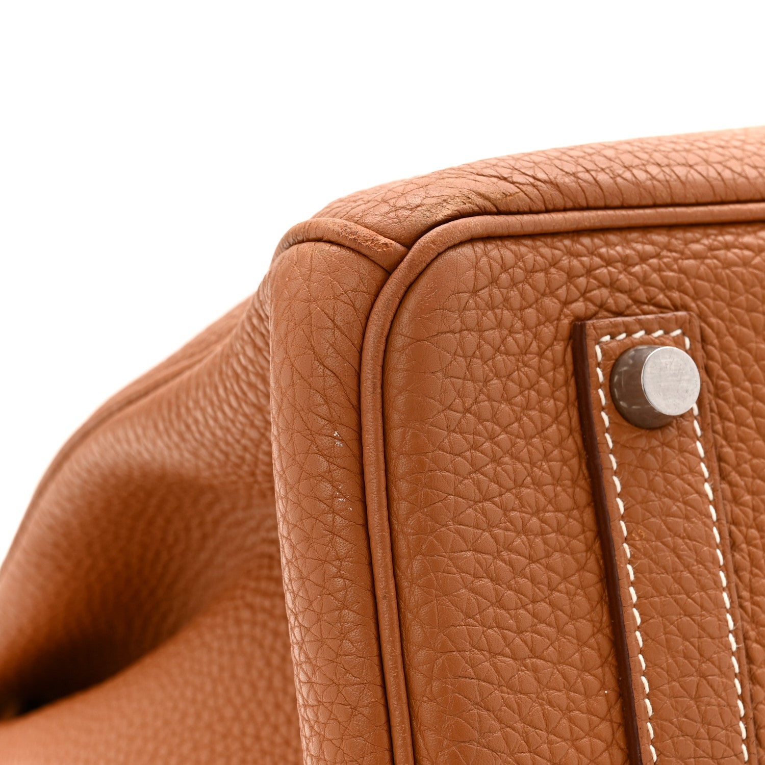 HERMES BIRKIN 35 GOLD TOGO SILVER HARDWARE