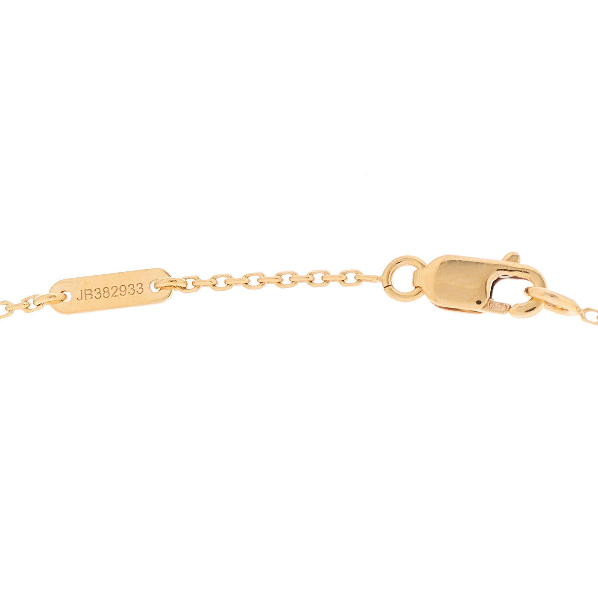 Van Cleef & Arpels Sweet Alhambra Pendant Necklace Carnelian 18K Rose Gold