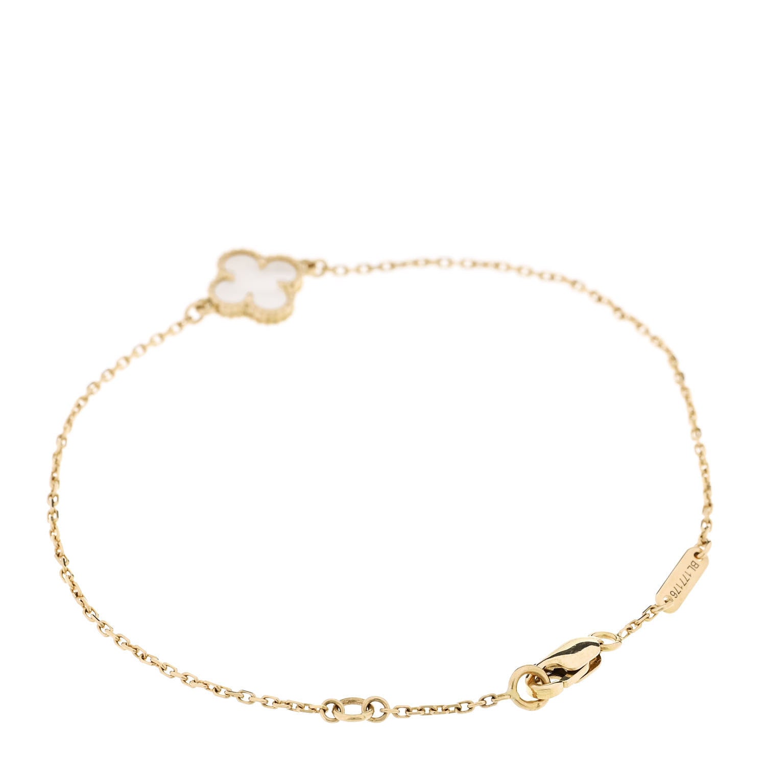 ヴァンクリーフ&アーペル スウィートアルハンブラ ブレスレット マザーオブパール 18K イエローゴールド VAN CLEEF & ARPELS SWEET ALHAMBRA BRACELET MOTHER OF PEARL 18K YELLOW GOLD