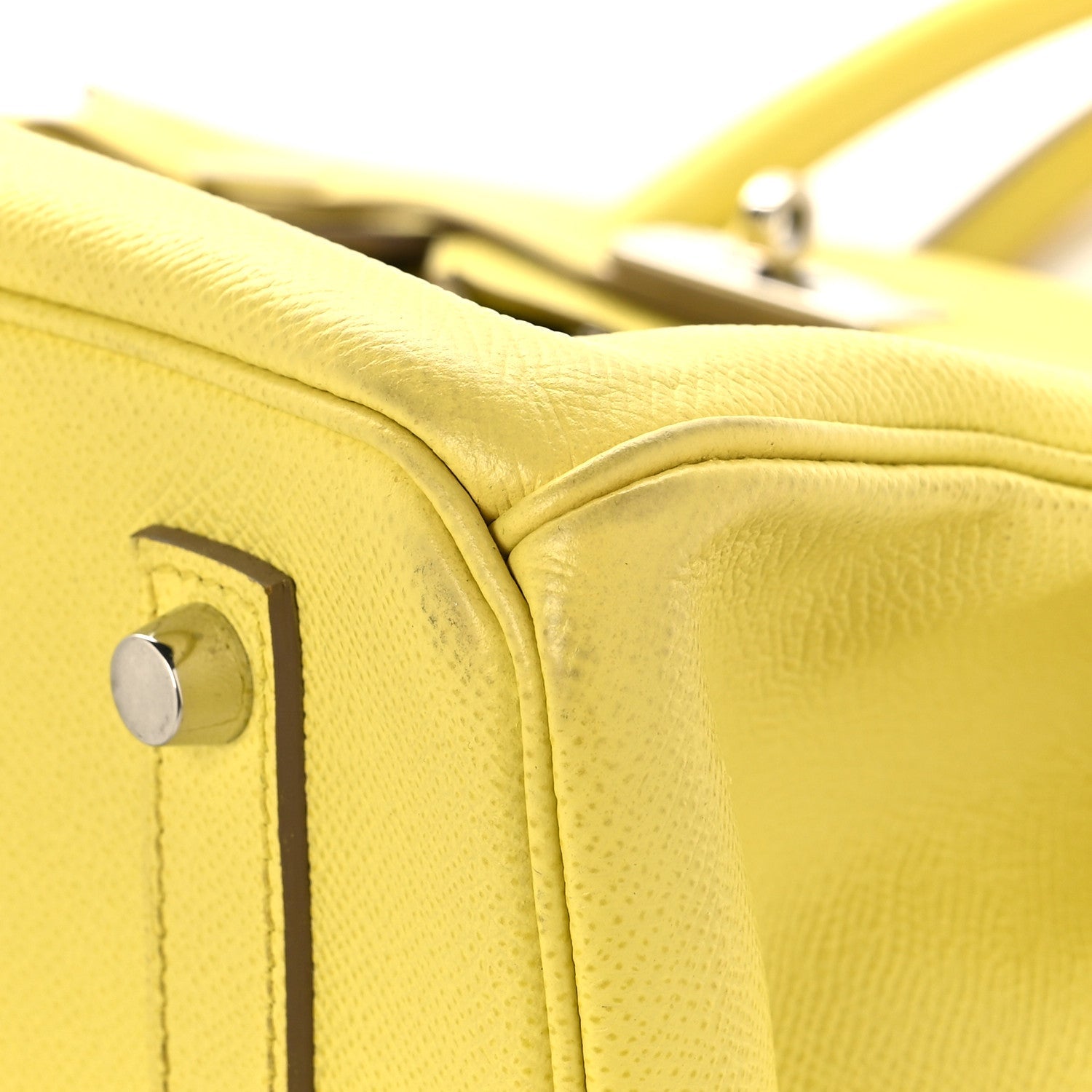 エルメス バーキン 35 Lime エプソン シルバー金具 HERMES BIRKIN 35 LIME EPSOM SILVER HARDWARE