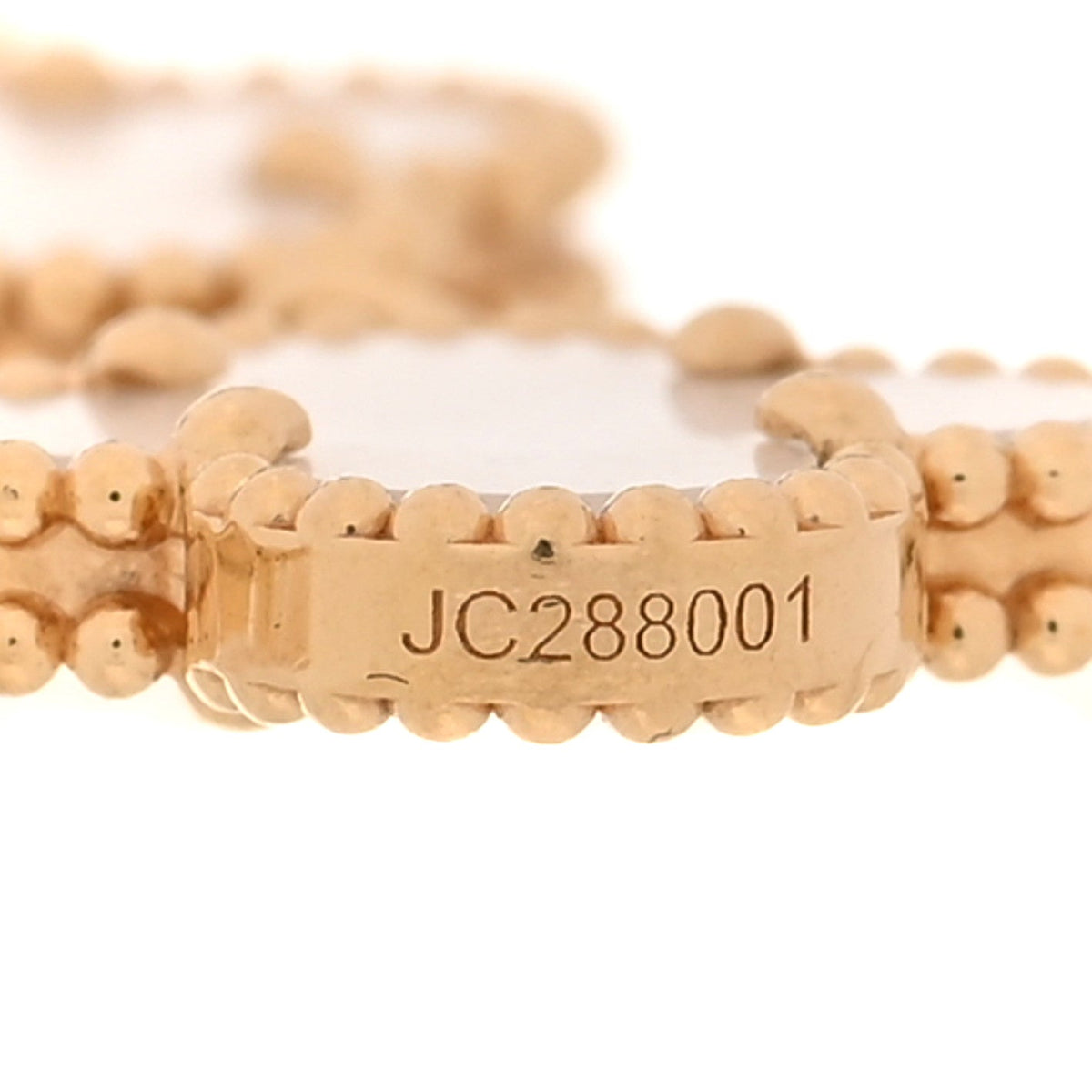 Van Cleef & Arpels Vintage Alhambra 5 Motifs Bracelet Mother of Pearl 18K Yellow Gold
