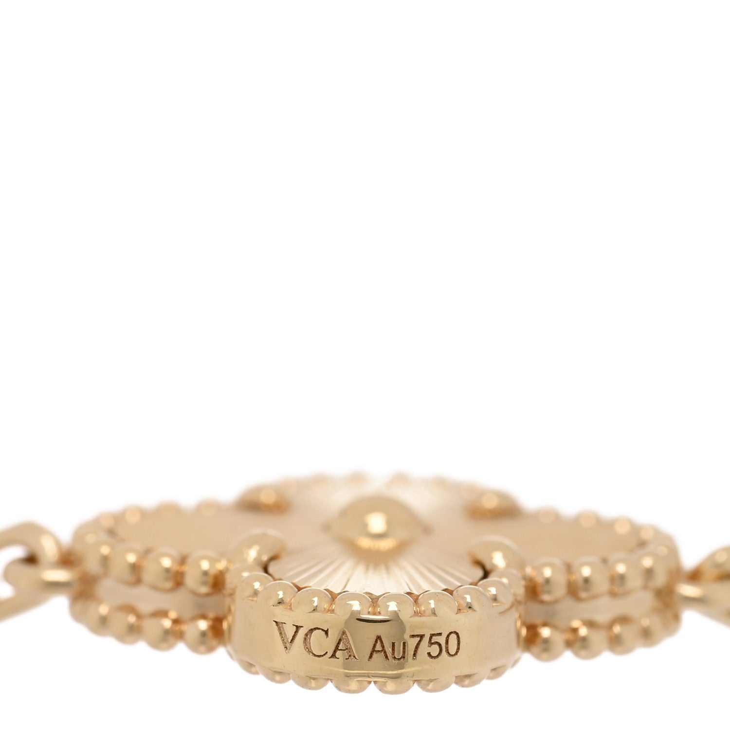 ヴァンクリーフ&アーペル ヴィンテージアルハンブラ 5モチーフ ブレスレット マルチカラー 18K イエローゴールド VAN CLEEF & ARPELS VINTAGE ALHAMBRA 5 MOTIFS BRACELET MULTICOLOR 18K YELLOW GOLD