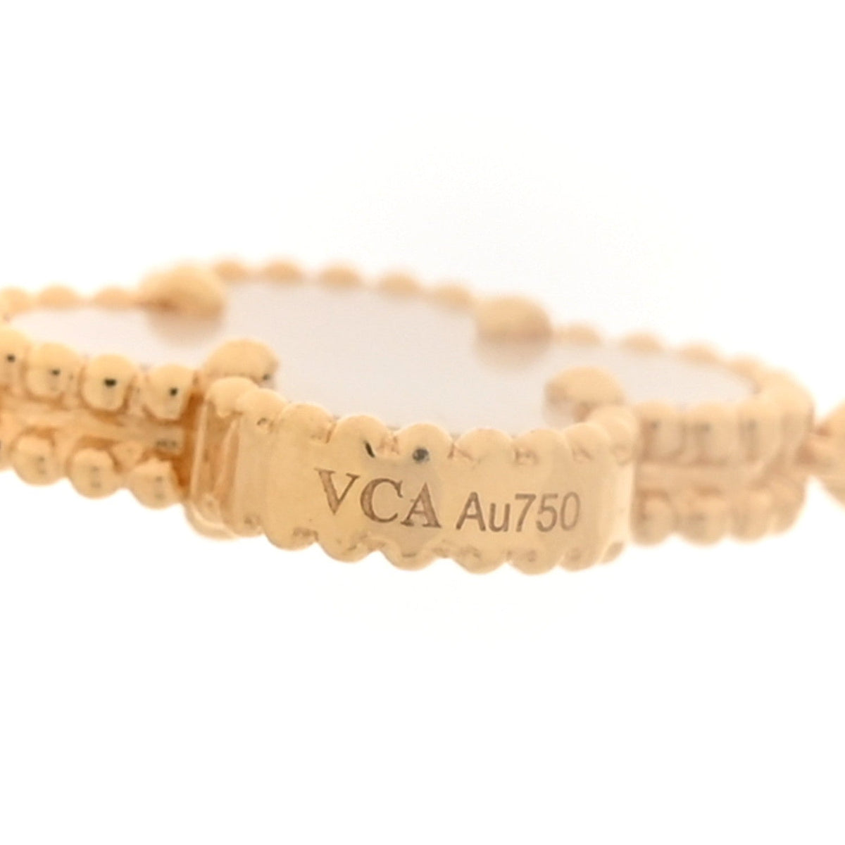 Van Cleef & Arpels Vintage Alhambra 10-Motif Necklace, Mother-of-Pearl, 18K Yellow Gold