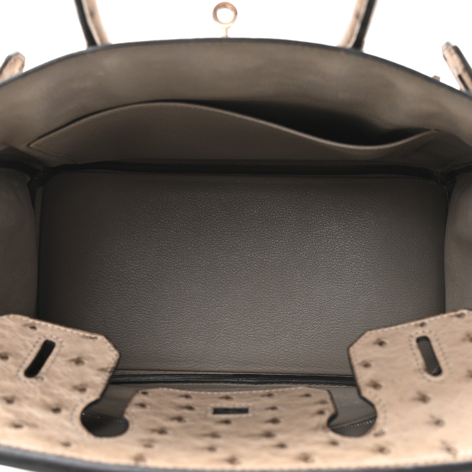 HERMES BIRKIN 30 Mousse Ostrich Silver Hardware