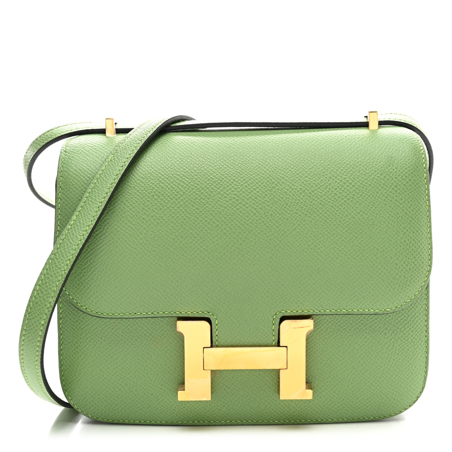 エルメス ミニコンスタンス 18 Vert Criquet エプソン ゴールド金具 HERMES MINI CONSTANCE 18 VERT CRIQUET EPSOM GOLD HARDWARE