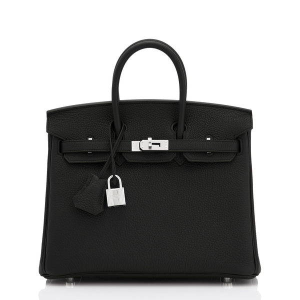 エルメス バーキン 25 Black トゴ シルバー金具 HERMES BIRKIN 25 BLACK TOGO SILVER HARDWARE
