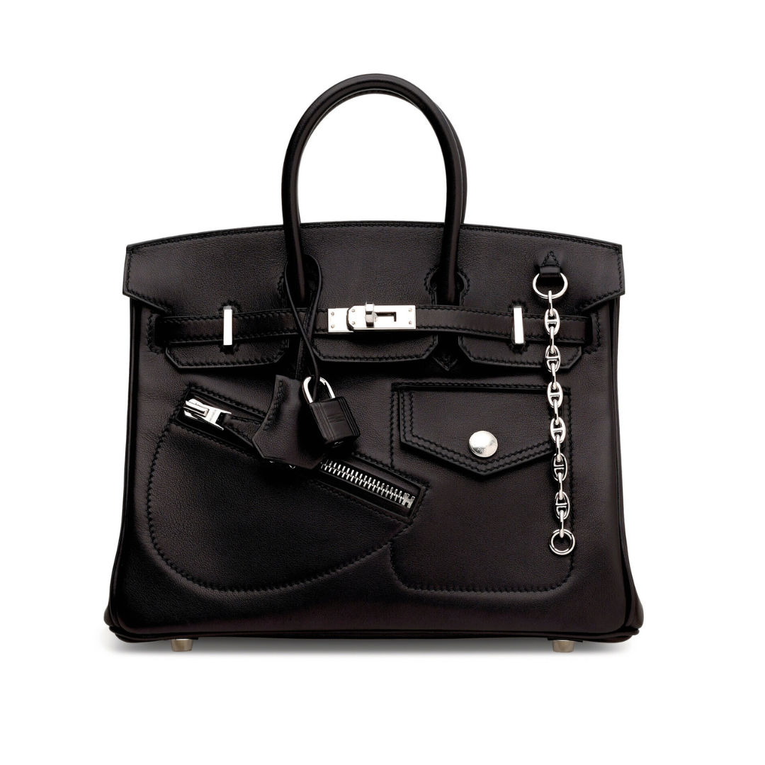 限定品 エルメス バーキンロック 25 Black ヴォリュプト シルバー金具 HERMES BIRKIN ROCK 25 BLACK VEAU VOLUPTO SILVER HARDWARE LIMITED EDITION