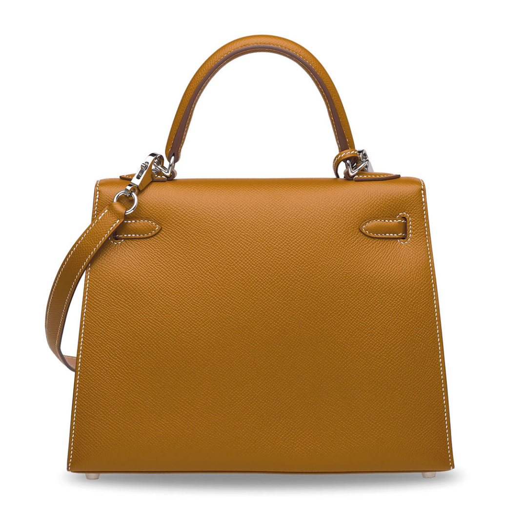 エルメス ケリー 25 Gold エプソン シルバー金具 HERMES KELLY 25 GOLD EPSOM SILVER HARDWARE