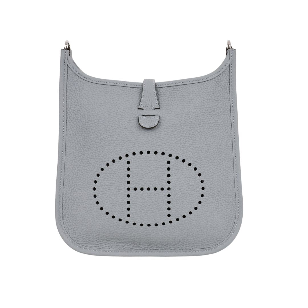 エルメス エヴリン 23 Gris Pantin トリヨンクレマンス シルバー金具 エブリン HERMES EVELYNE 23 GRIS PANTIN TAURILLON CLEMENCE SILVER HARDWARE