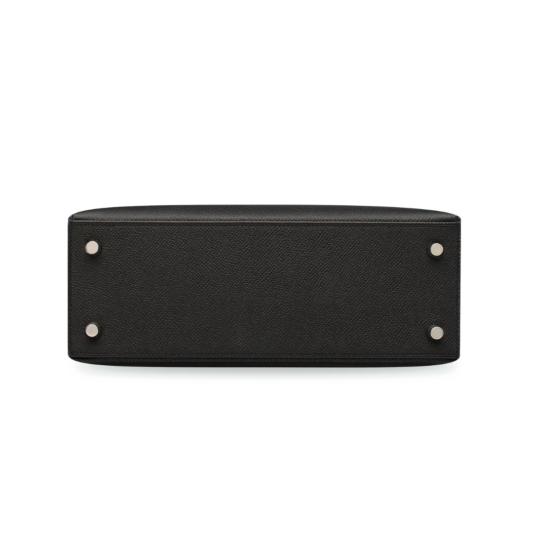 エルメス ケリー 25 Black エプソン シルバー金具 HERMES KELLY 25 BLACK EPSOM SILVER HARDWARE