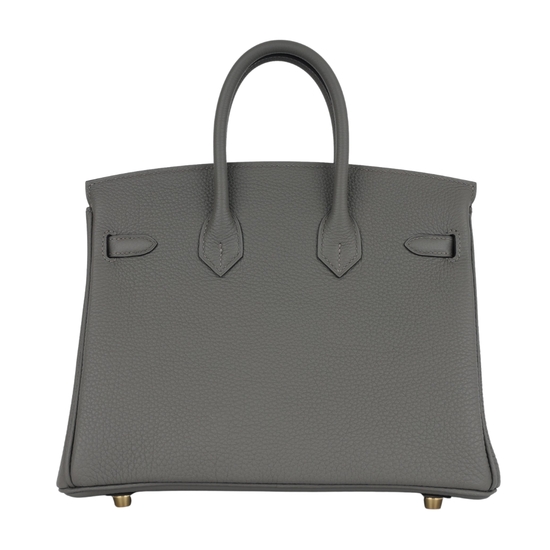 エルメス バーキン 25 Gris Meyer トゴ パーマブラス シャンパンゴールド金具 HERMES BIRKIN 25 GRIS MEYER TOGO PERMEBRASS GOLD HARDWARE