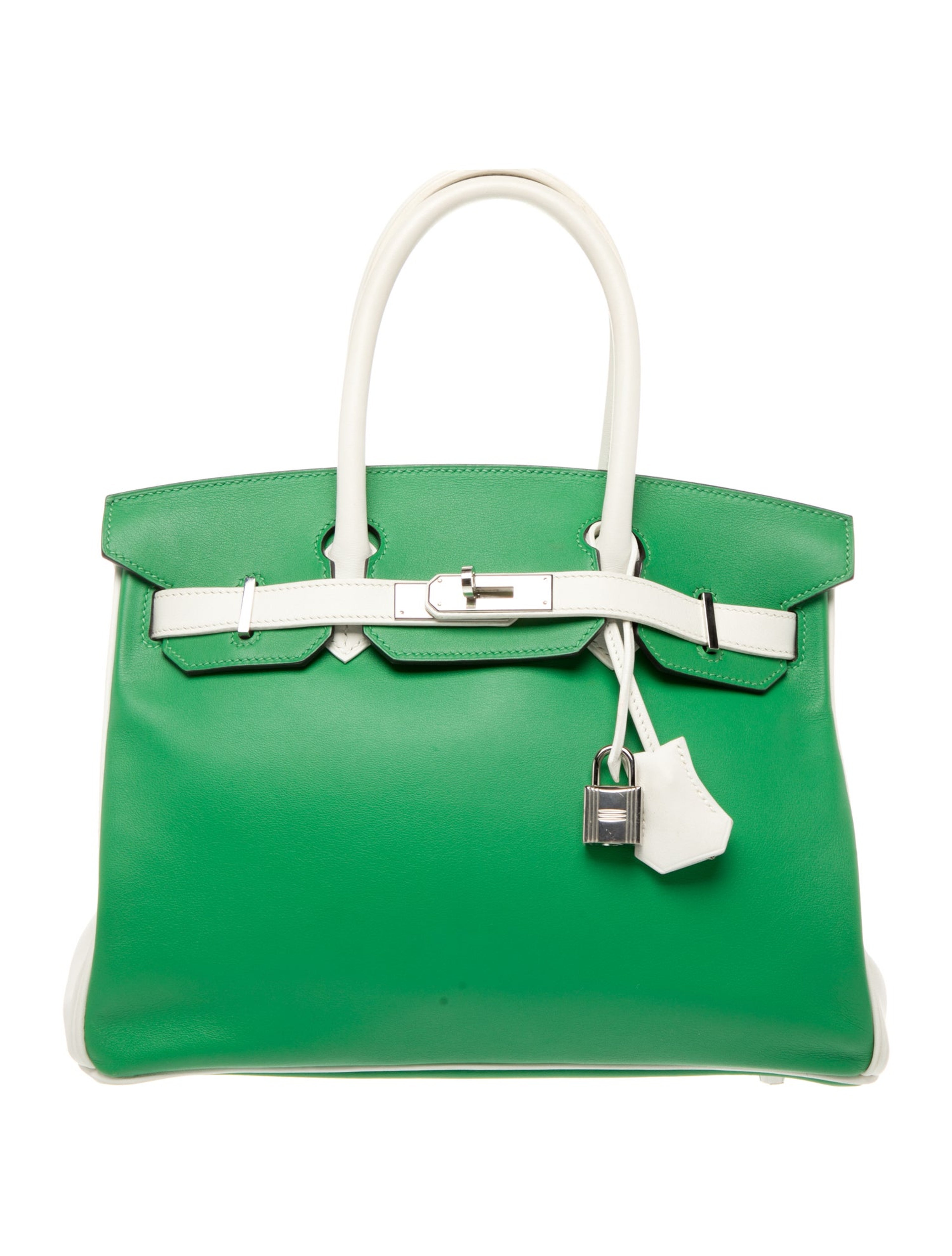 エルメス バーキン 30 スペシャルオーダー バイカラー Blanc Bambou スイフト シルバー金具 パーソナルオーダー ホースシュー HERMES BIRKIN 30 BLANC BAMBOU SWIFT SILVER HARDWARE HSS