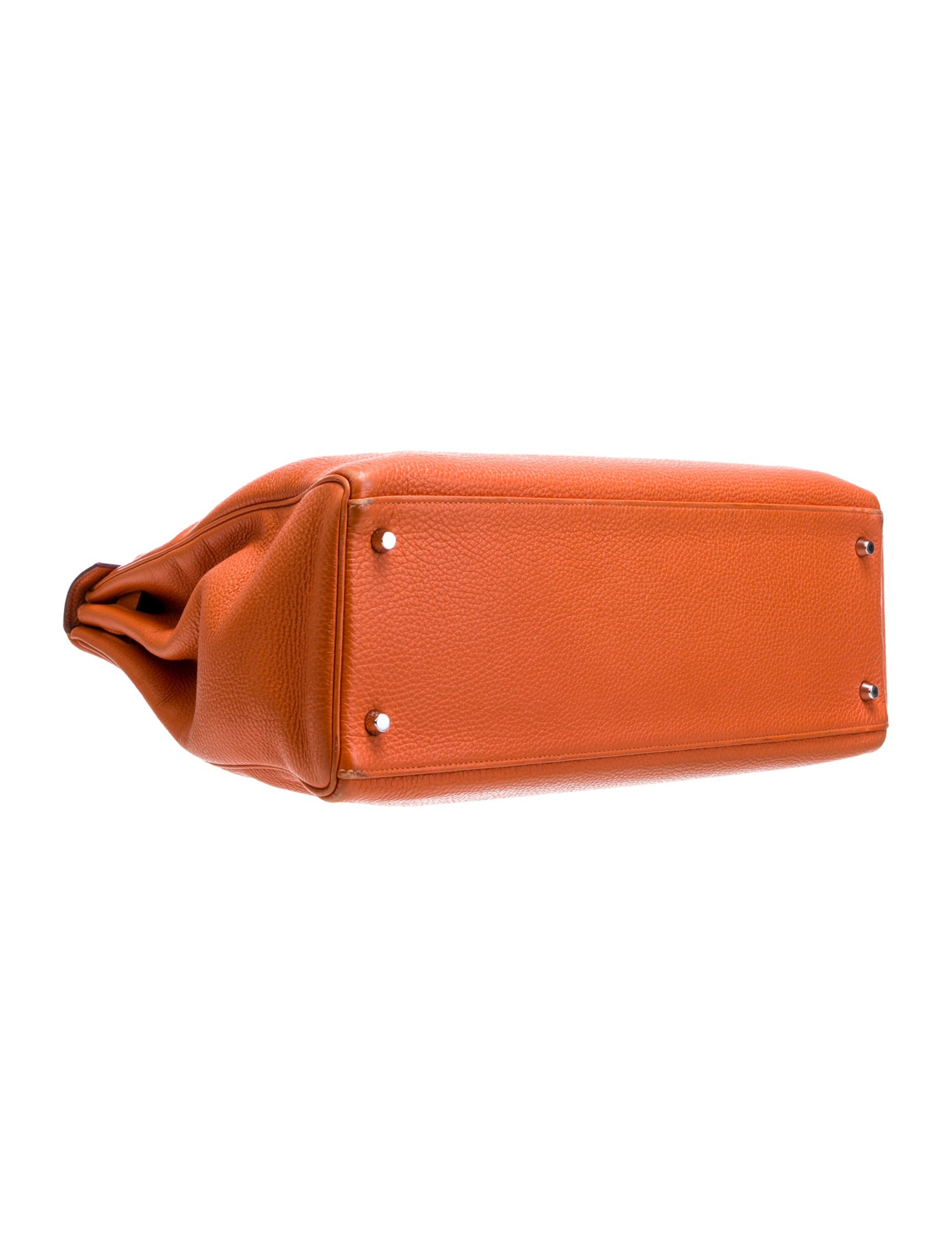 エルメス ケリー 40 Orange トゴ シルバー金具 HERMES KELLY 40 ORANGE TOGO SILVER HARDWARE