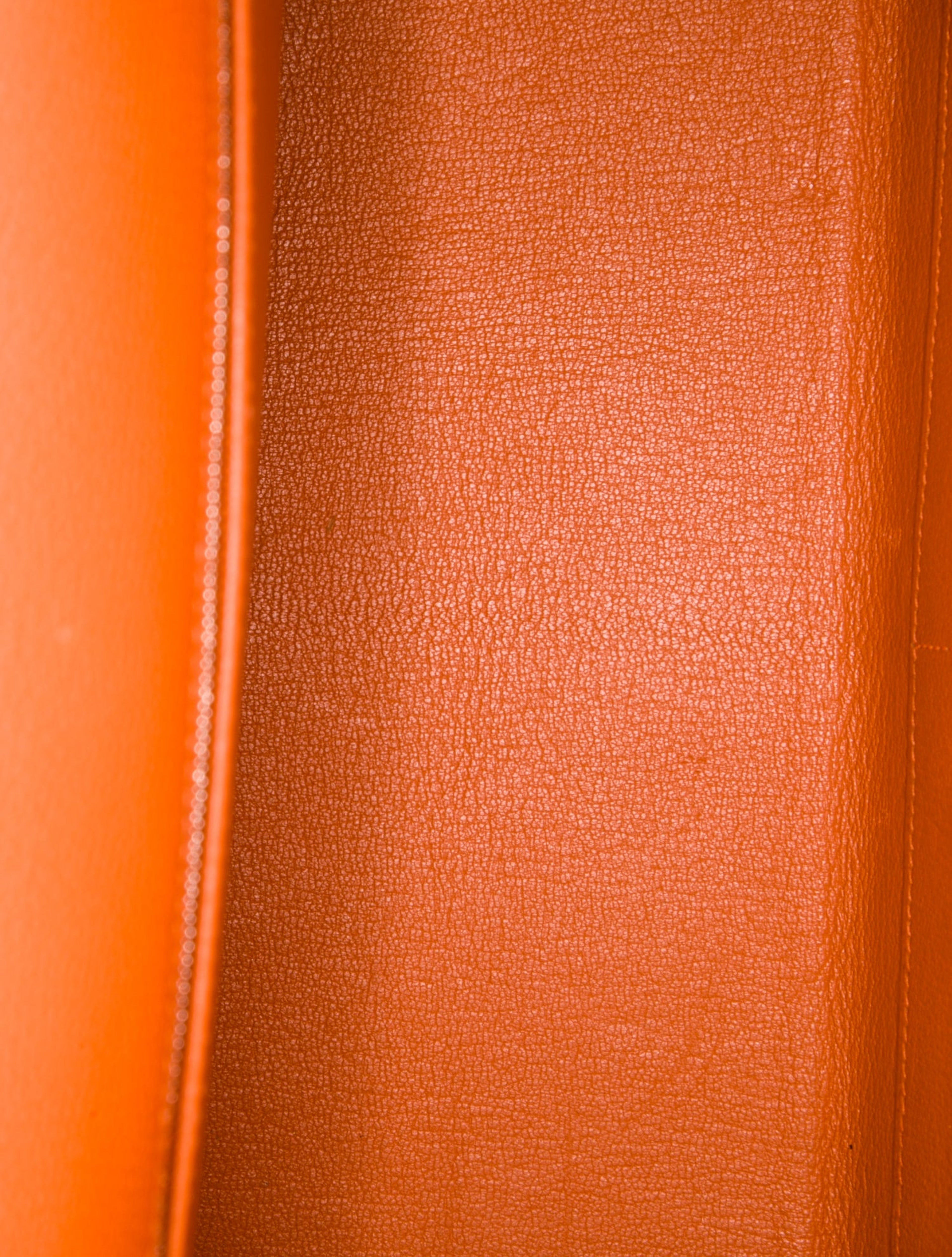 エルメス ケリー 35 Orange トゴ シルバー金具 HERMES KELLY 35 ORANGE TOGO SILVER HARDWARE
