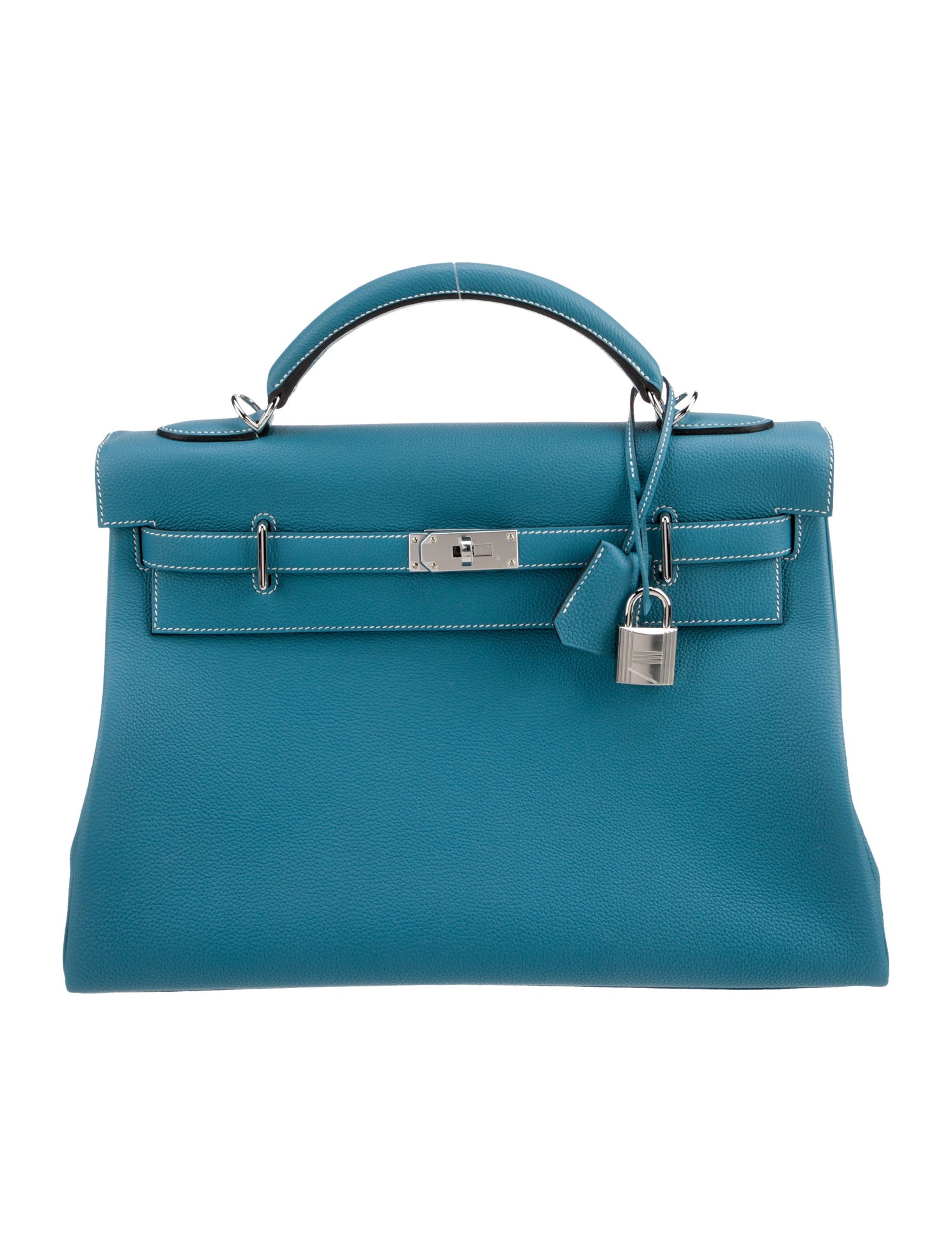 エルメス ケリー 42 マキシ New Bleu Jean トゴ シルバー金具 HERMES KELLY MAXI 42 NEW BLEU JEAN TOGO SILVER HARDWARE