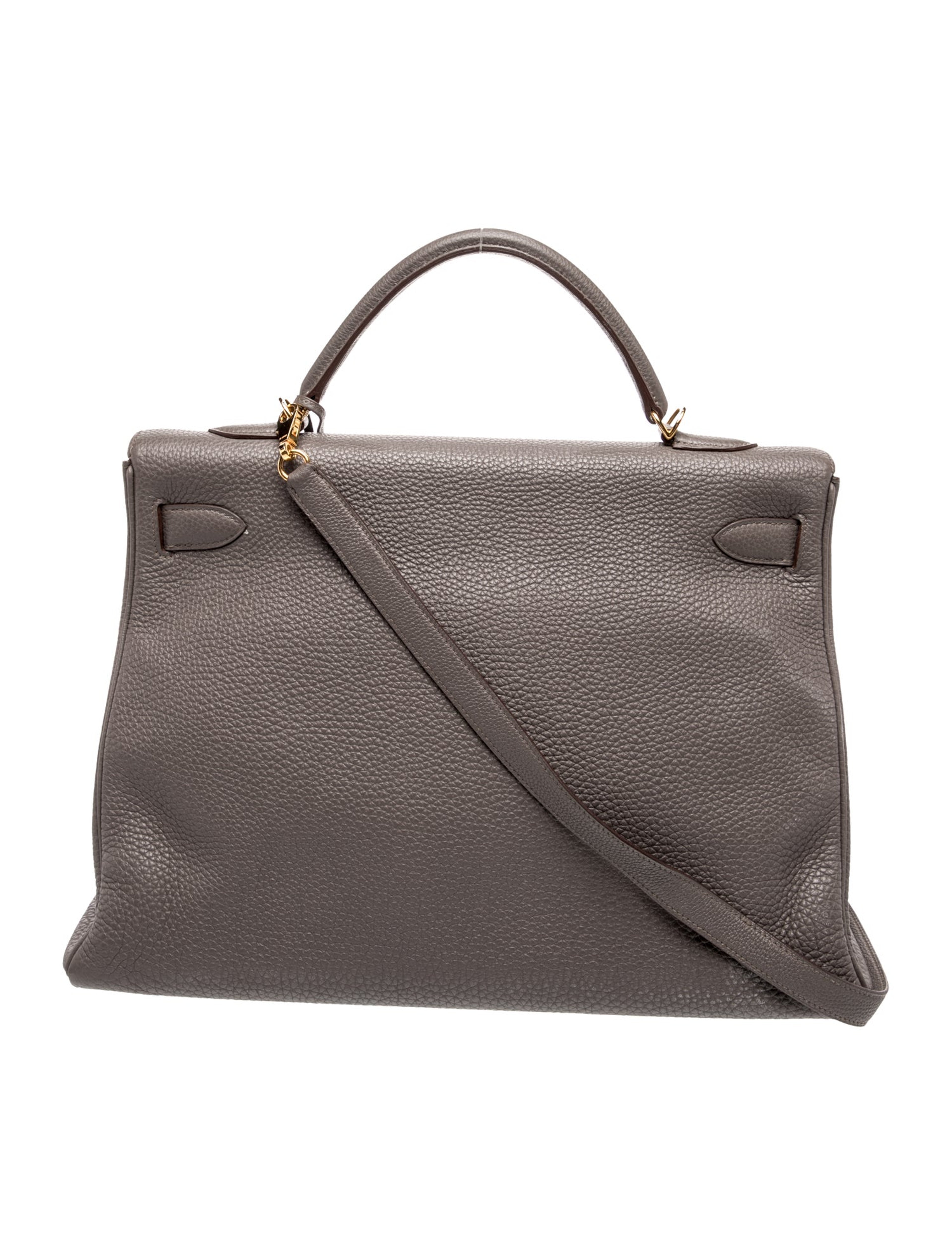 エルメス ケリー 40 内縫い Gris Etain トゴ ゴールド金具 HERMES KELLY 40 RETOURNE GRIS ETAIN TOGO GOLD HARDWARE