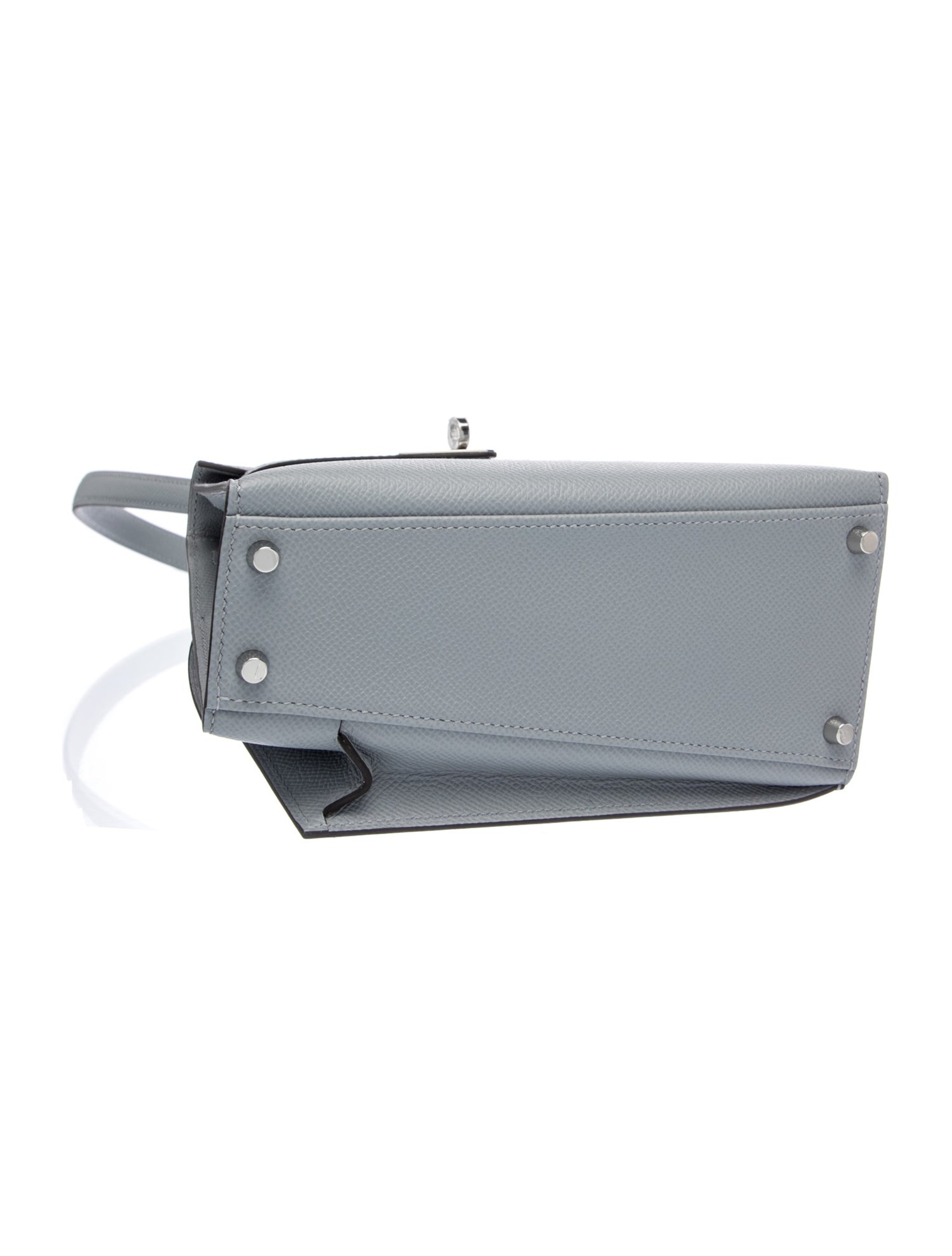 エルメス ケリー 20 無秩序 Gris Pantin エプソン シルバー金具 HERMES KELLY EN DESORDRE SILLIER 20 GRIS PANTIN EPSOM SILVER HARDWARE