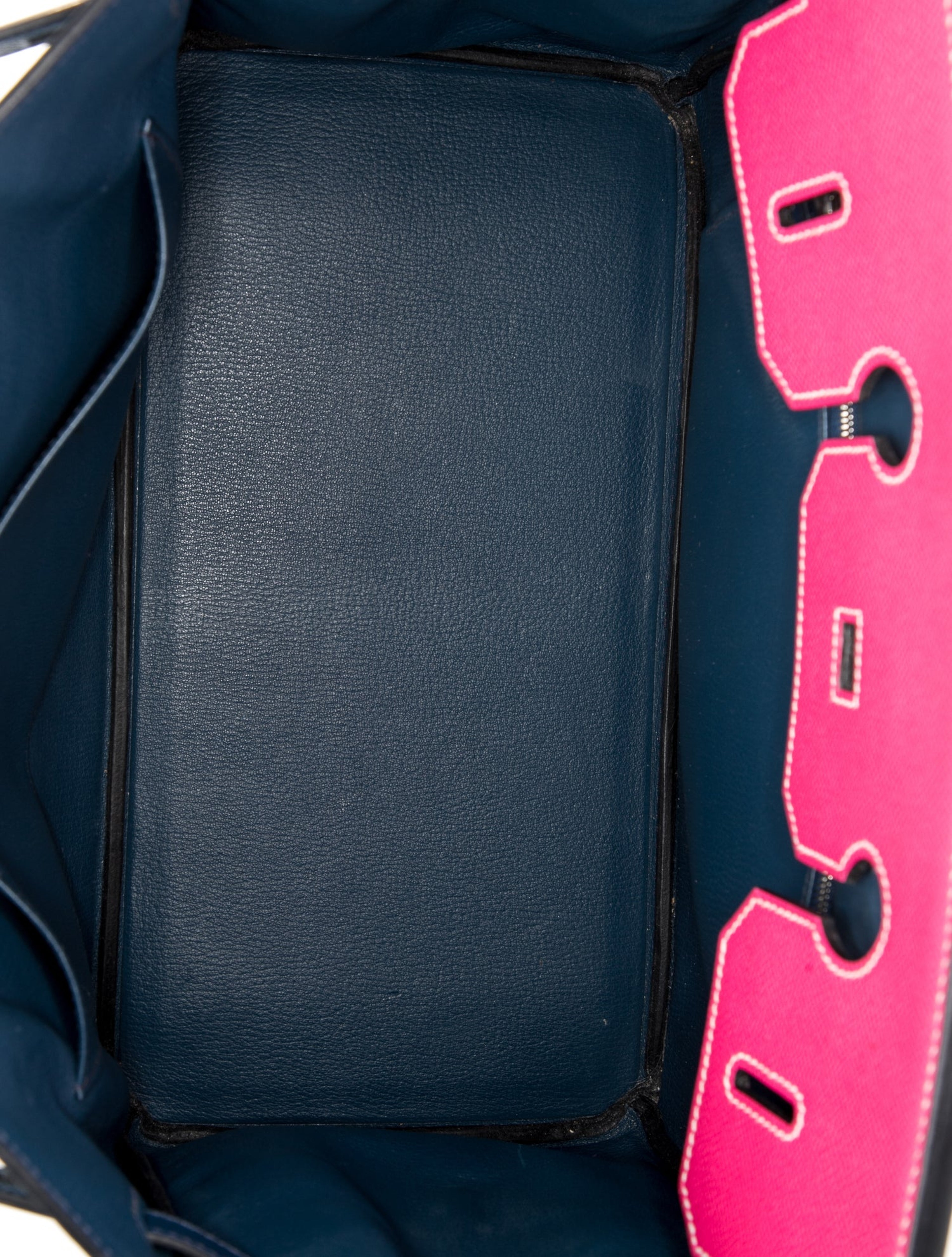 Hermes Birkin 35 HSS Personal Order Bleu Jean Bleu De Malte Rose Tyrien Epsom Silver Hardware