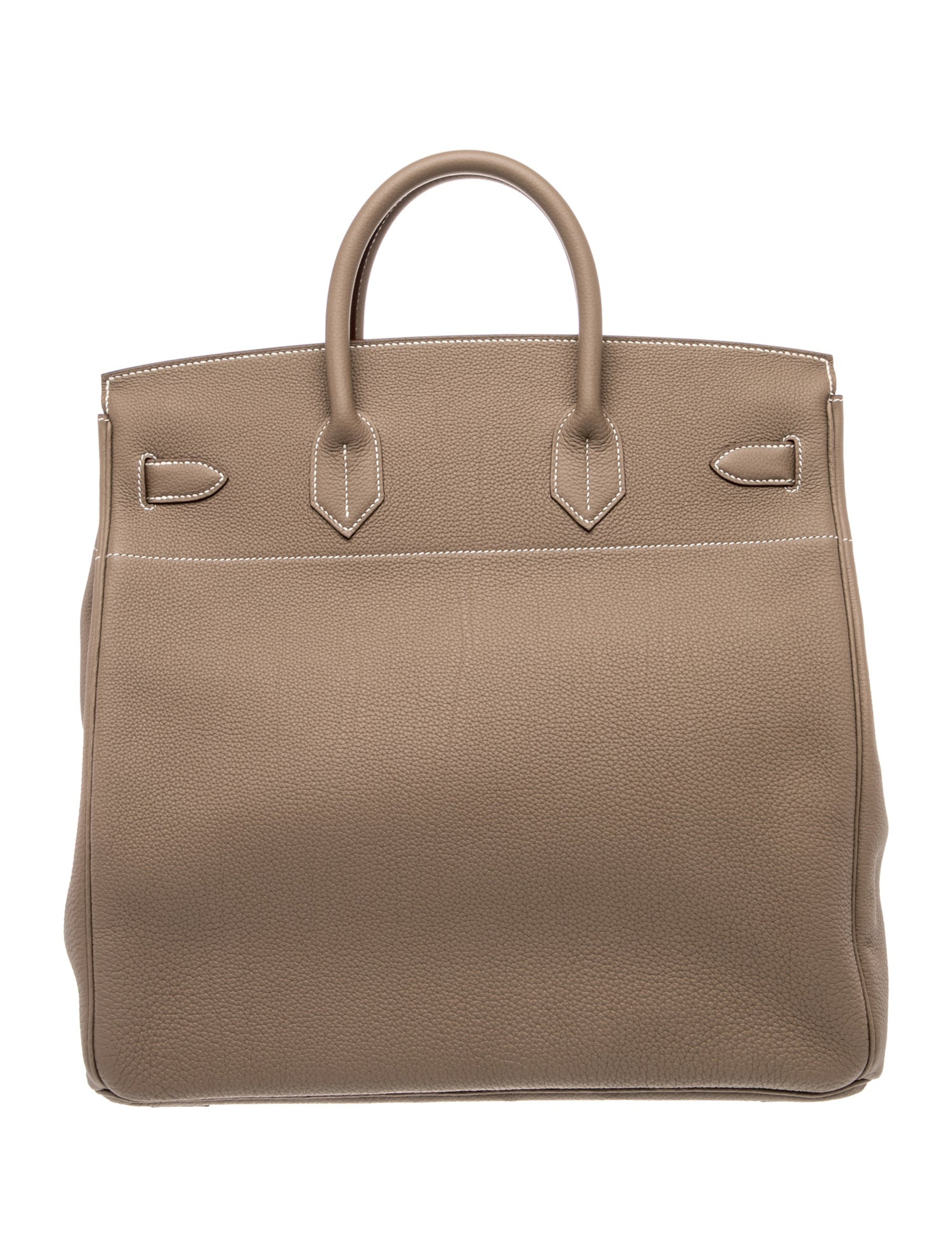 エルメス バーキン 40 オータクロア HAC Etoupe トゴ シルバー金具 HERMES BIRKIN 40 HAC ETOUPE TOGO SILVER HARDWARE