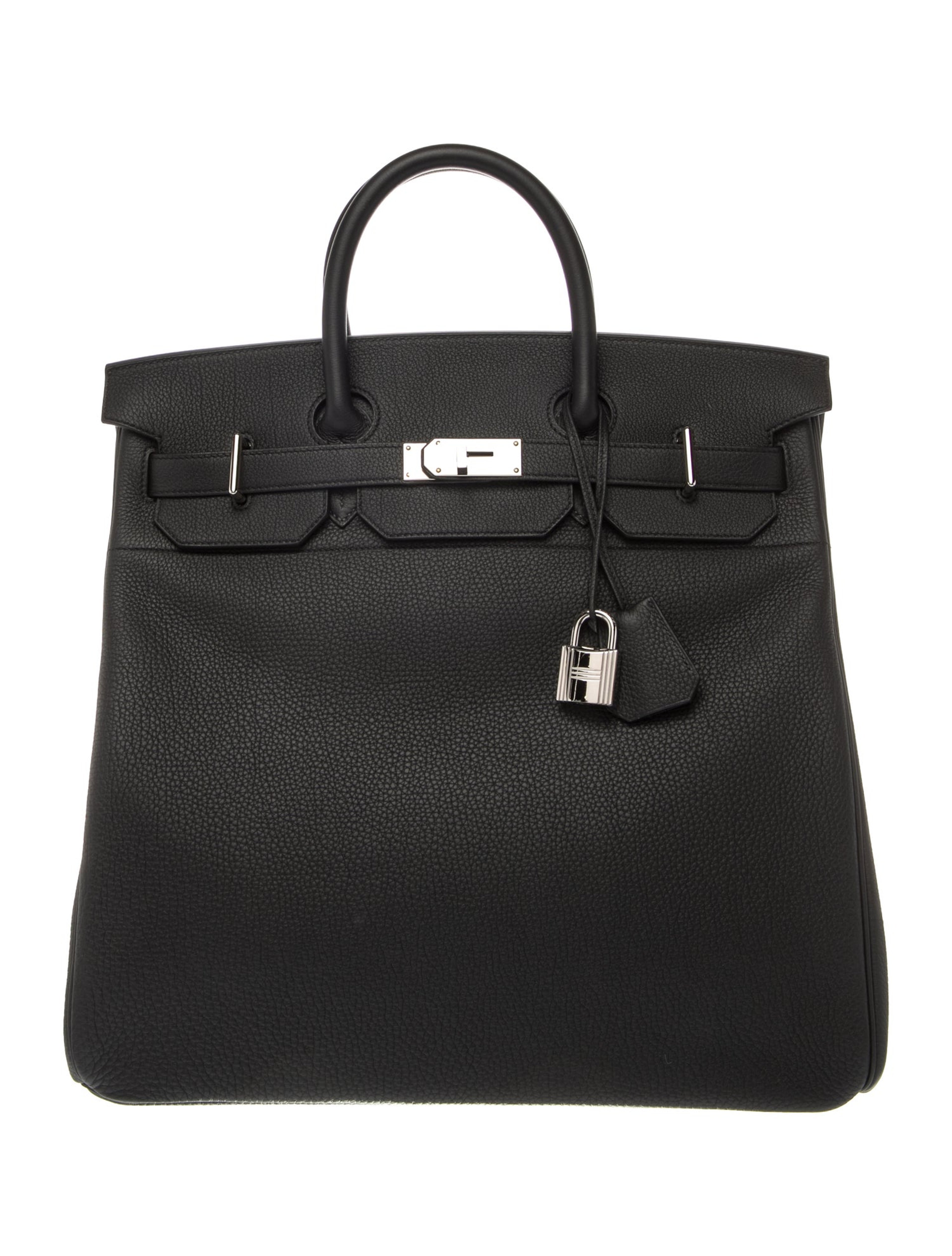 エルメス バーキン 40 オータクロア HAC Noir トゴ シルバー金具 HERMES BIRKIN 40 HAC NOIR TOGO SILVER HARDWARE