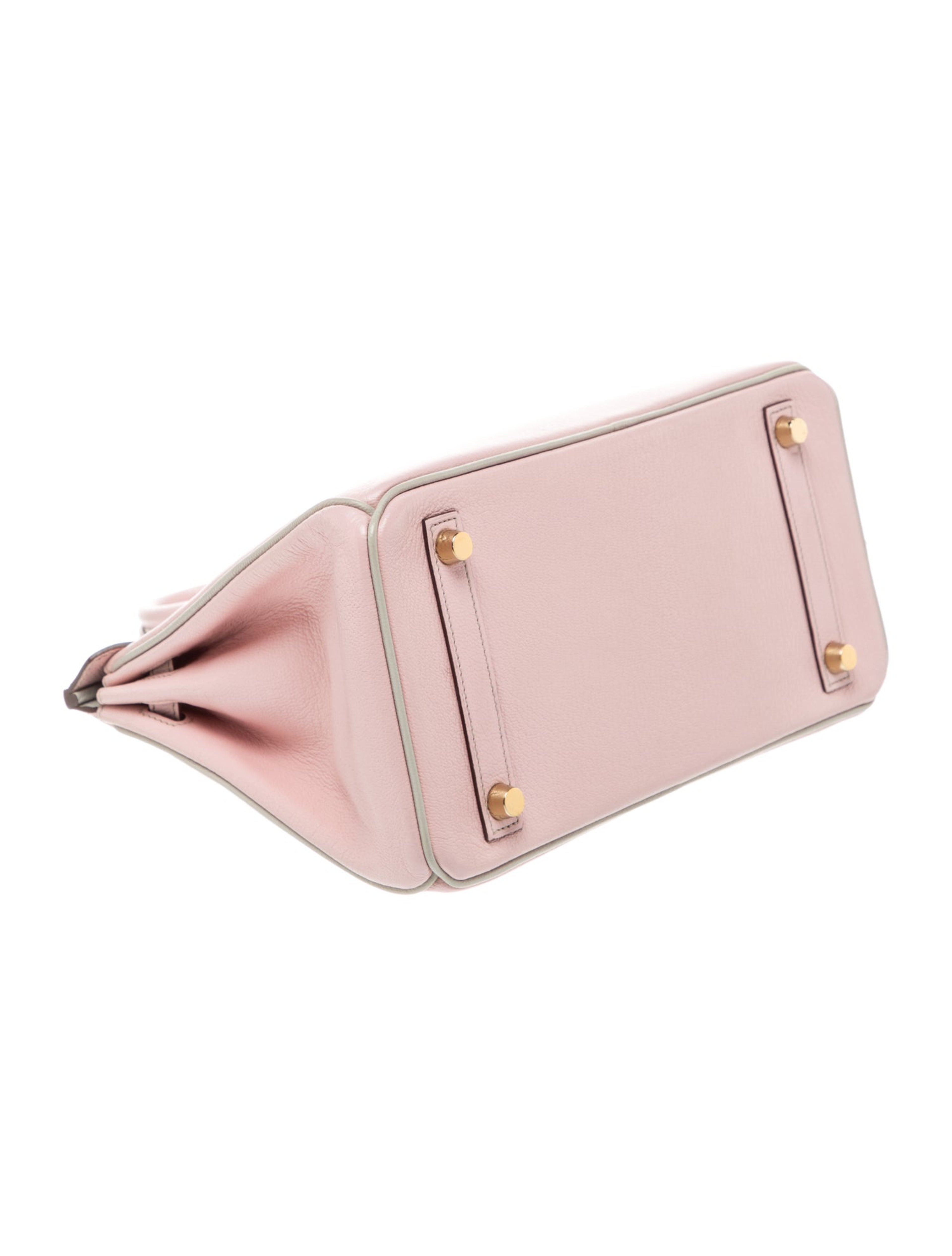 BIRKIN 25 HSS PERSONAL ORDER GRIS PERLE ROSE SAKURA CHEVRE MYSORE BRUSHED GOLD HARDWARE