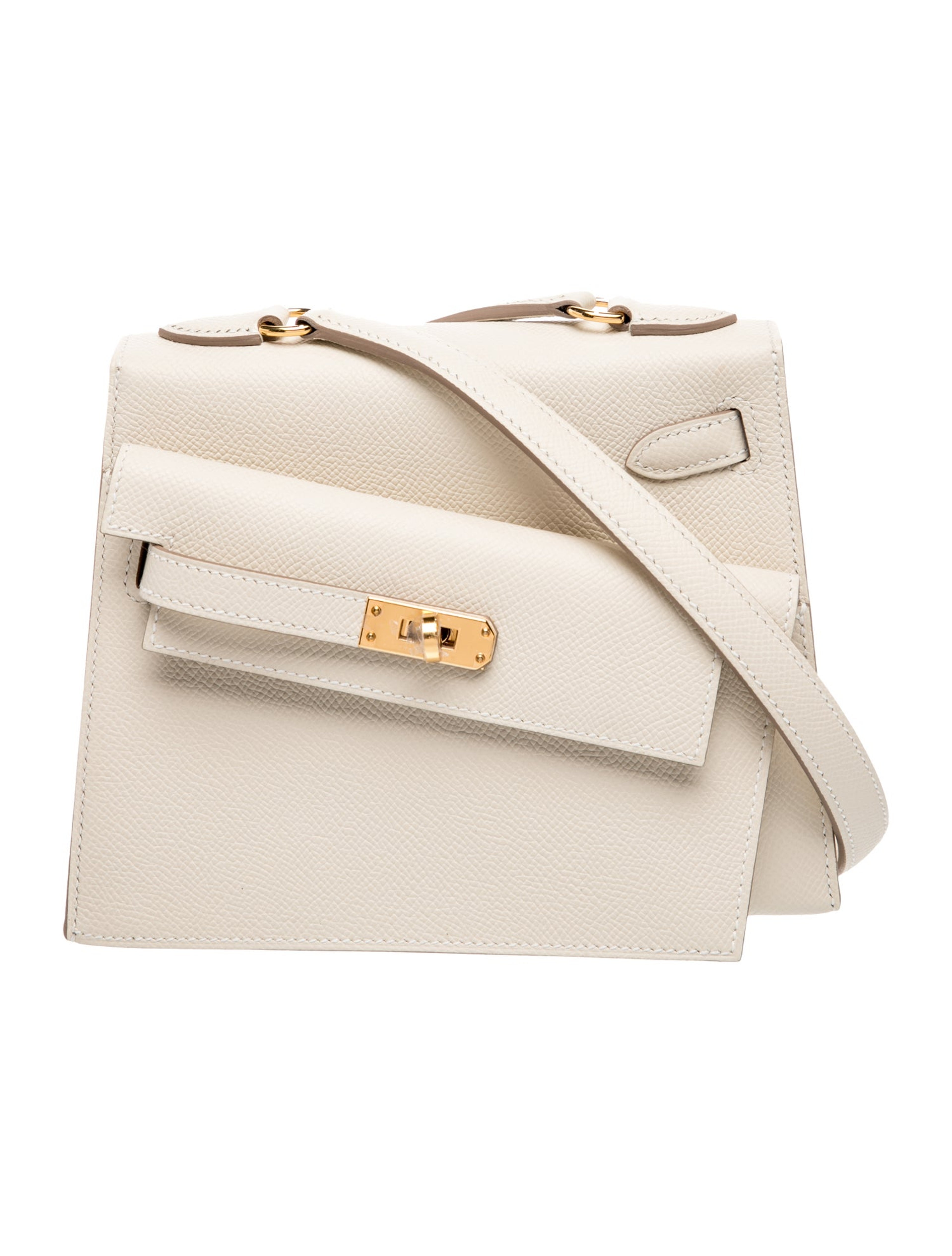 エルメス ケリー 20 無秩序 Craie エプソン ゴールド金具 HERMES KELLY EN DESORDRE SILLIER 20 CRAIE EPSOM GOLD HARDWARE