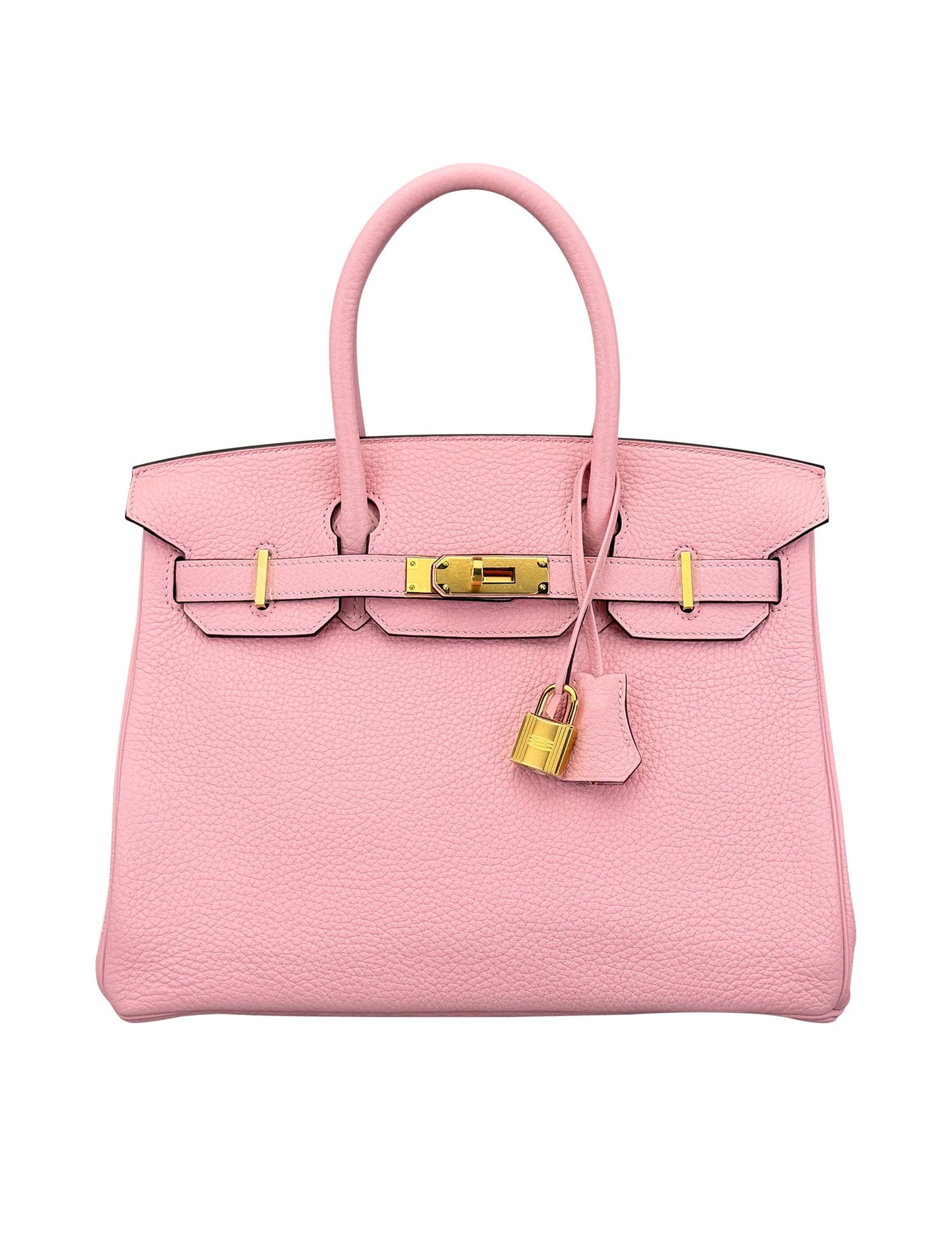 エルメス バーキン 30 Rose Sakura クレマンス ゴールド金具 HERMES BIRKIN 30 ROSE SAKURA CLEMENCE GOLD HARDWARE