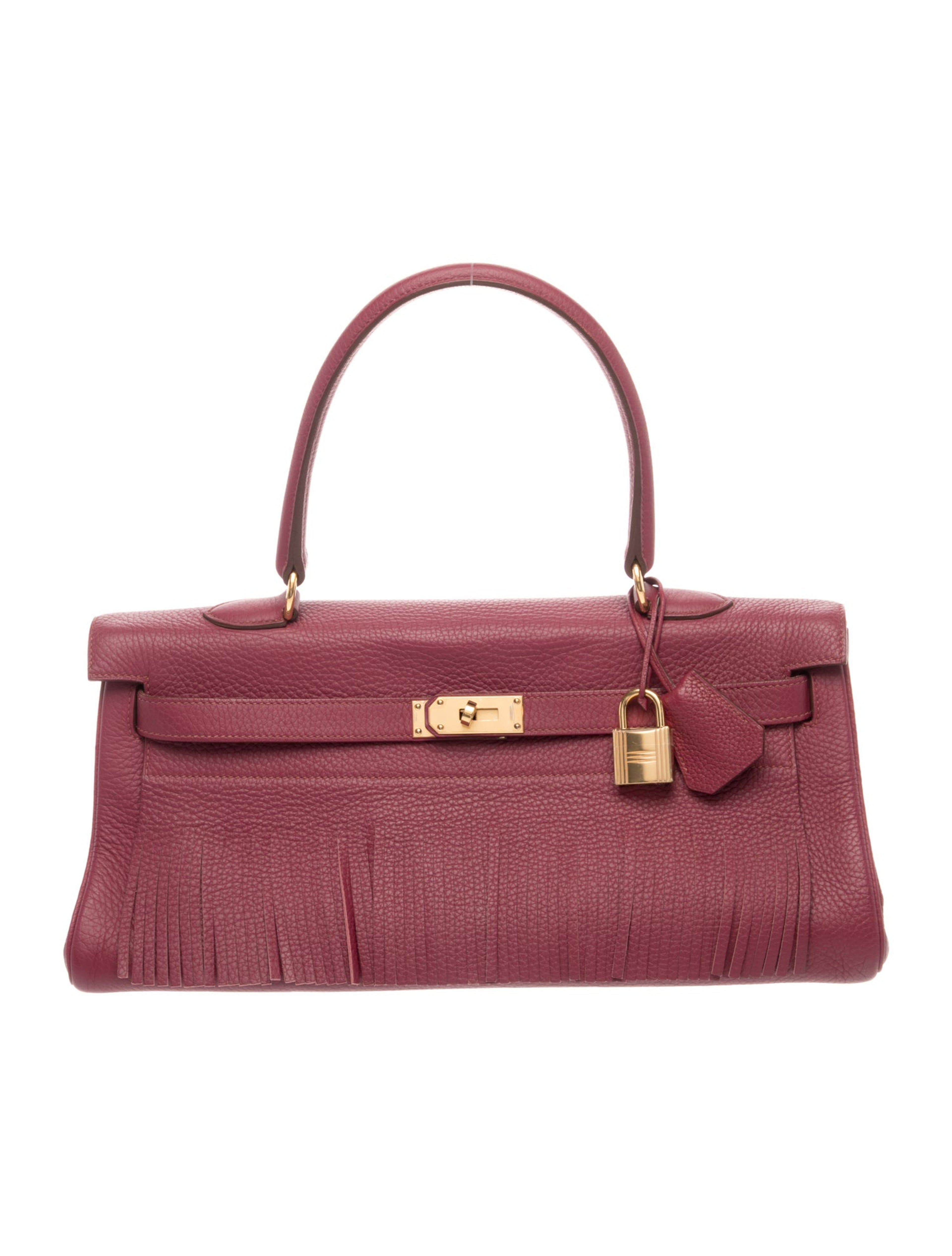 エルメス ショルダーケリー 42 フリンジ Bois de Rose クレマンス ゴールド金具 HERMES SHOULDER KELLY 42 FRINGE BOIS DE ROSE CLEMENCE GOLD HARDWARE