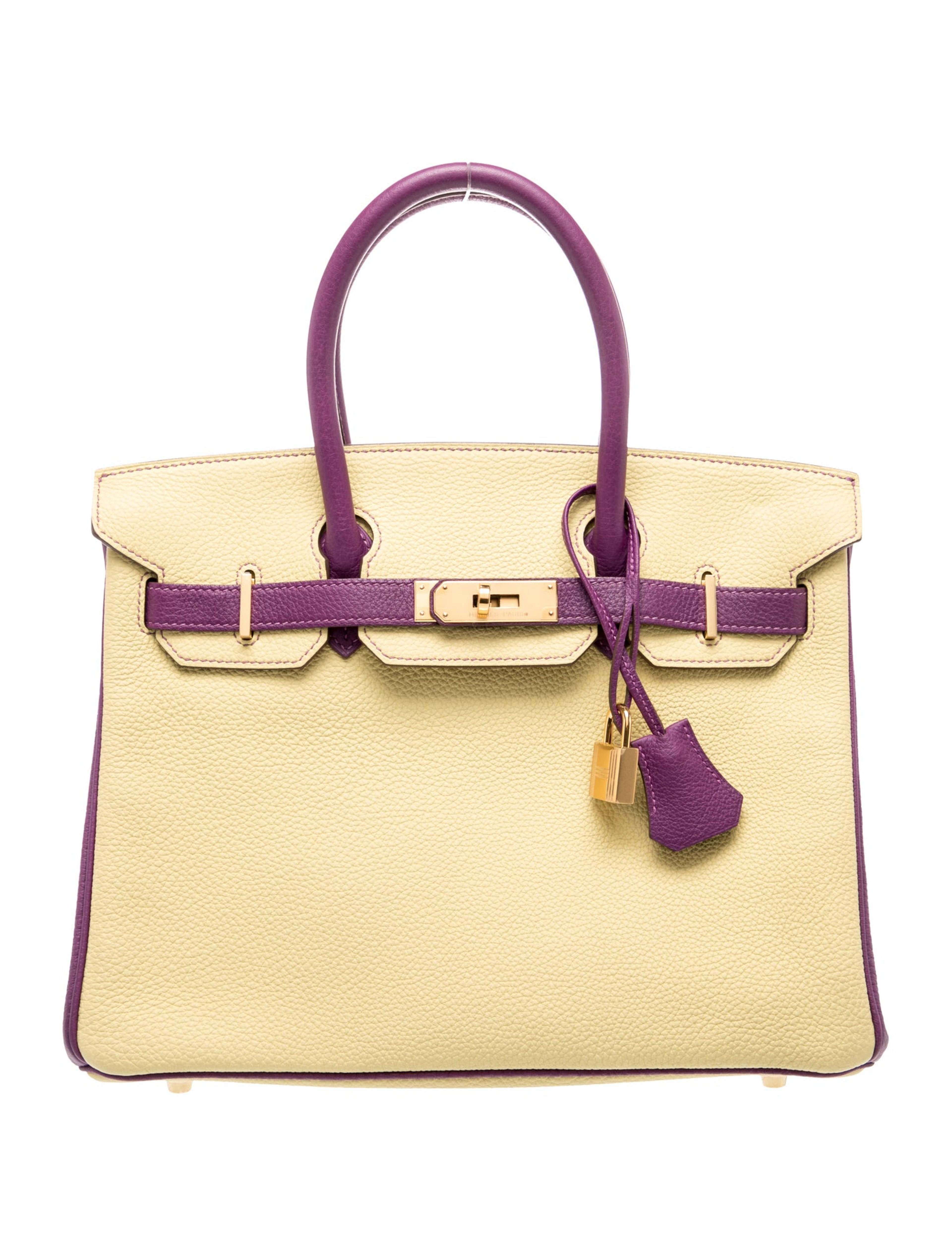エルメス バーキン 30 スペシャルオーダー バイカラー Anemone Jaune Poussin トゴ ゴールド金具 パーソナルオーダー ホースシュー HERMES BIRKIN 30 ANEMONE JAUNE POUSSIN TOGO GOLD HARDWARE HSS