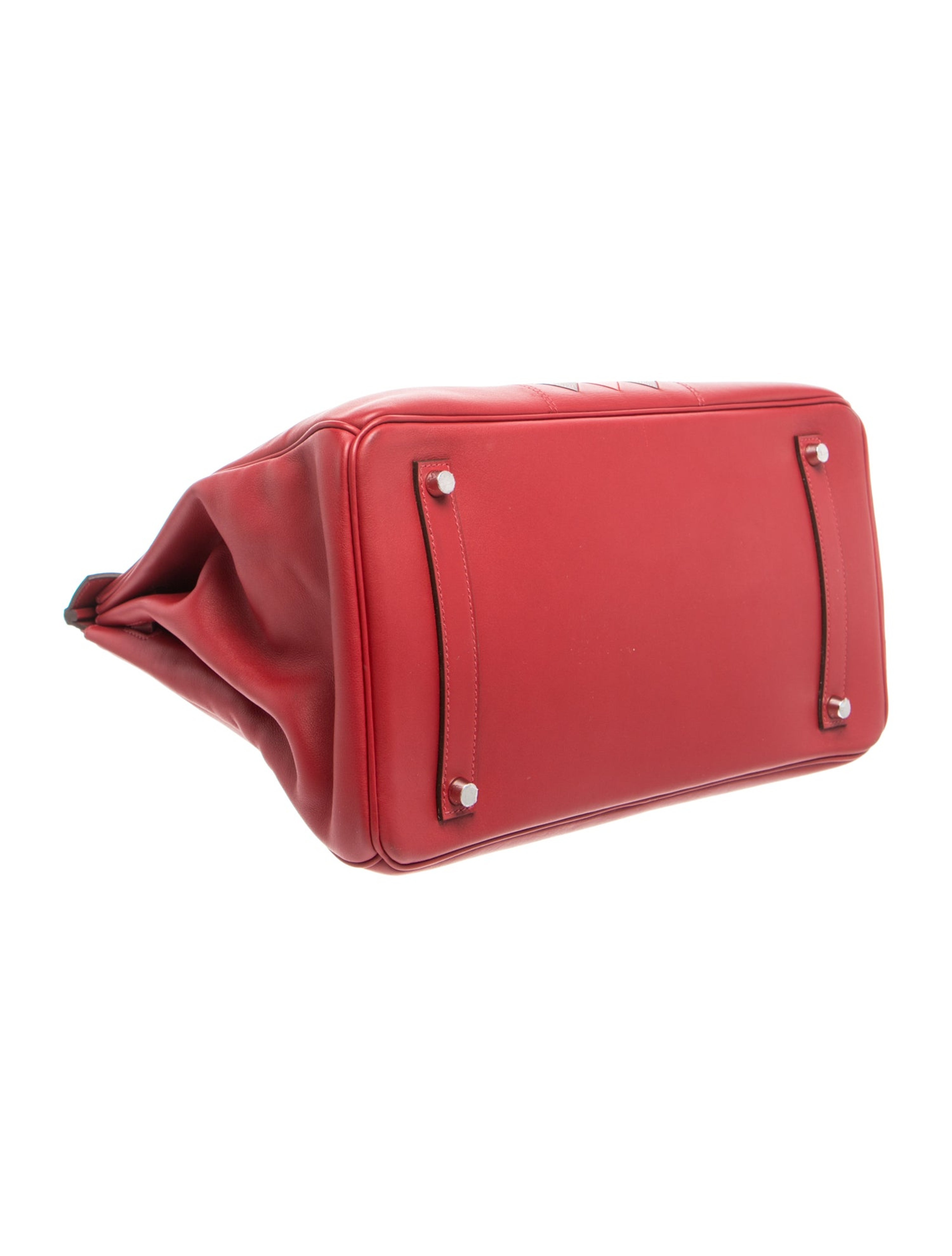 エルメス バーキン 35 トレサージュドゥキュイール Rouge H Rouge Piment Rouge De Coeur スイフト エプソン シルバー金具 HERMES BIRKIN 35 TRESSAGE DE CUIR ROUGE H ROUGE PIMENT ROUGE DE COEUR SWIFT EPSOM SILVER HARDWARE