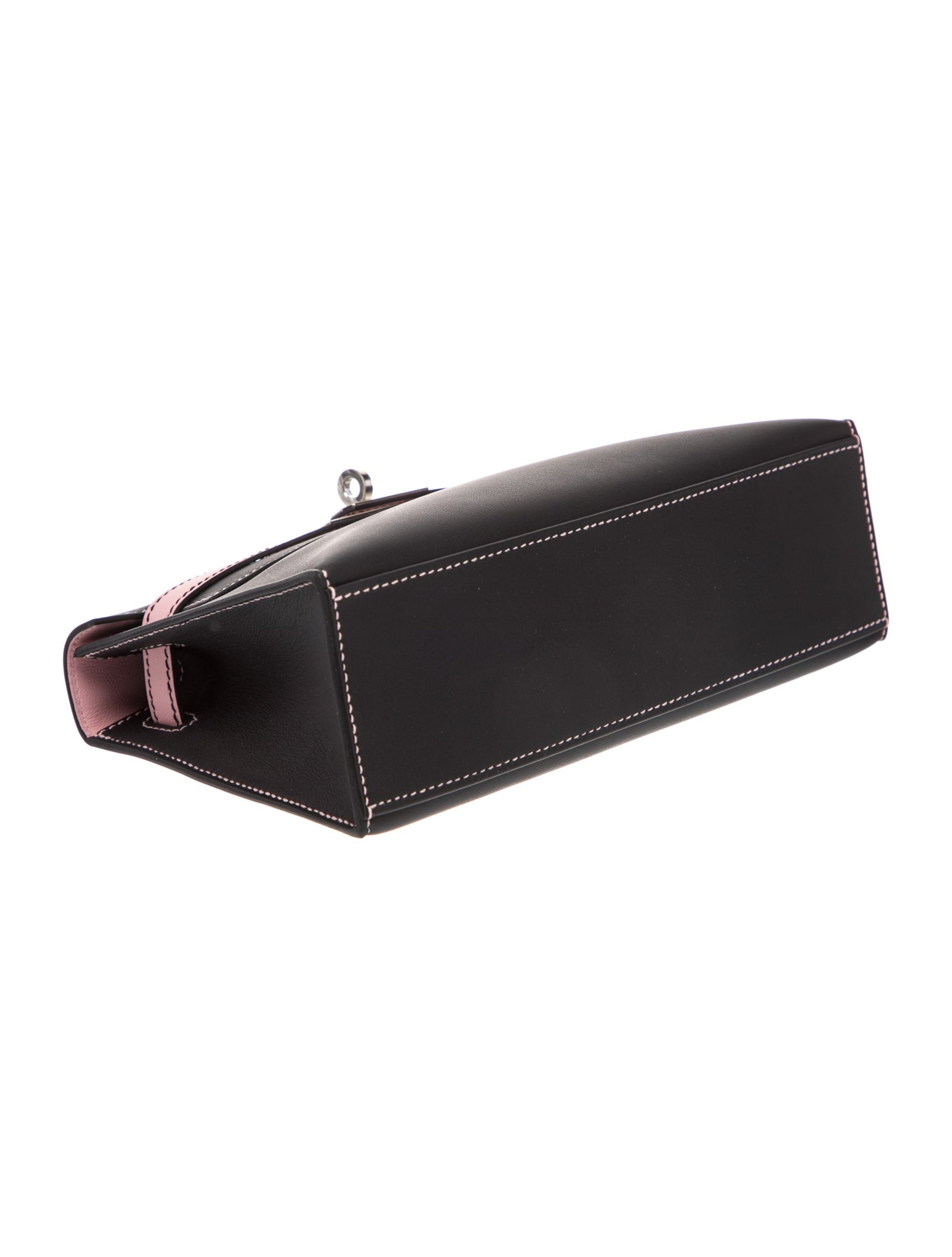 エルメス ポシェットケリー クラッチ スペシャルオーダー Noir Mauve Sylvestre スイフト シルバー金具 パーソナルオーダー ホースシュー HERMES KELLY POCHETTE CLUTCH NOIR MAUVE SYLVESTRE SWIFT SILVER HARDWARE HSS
